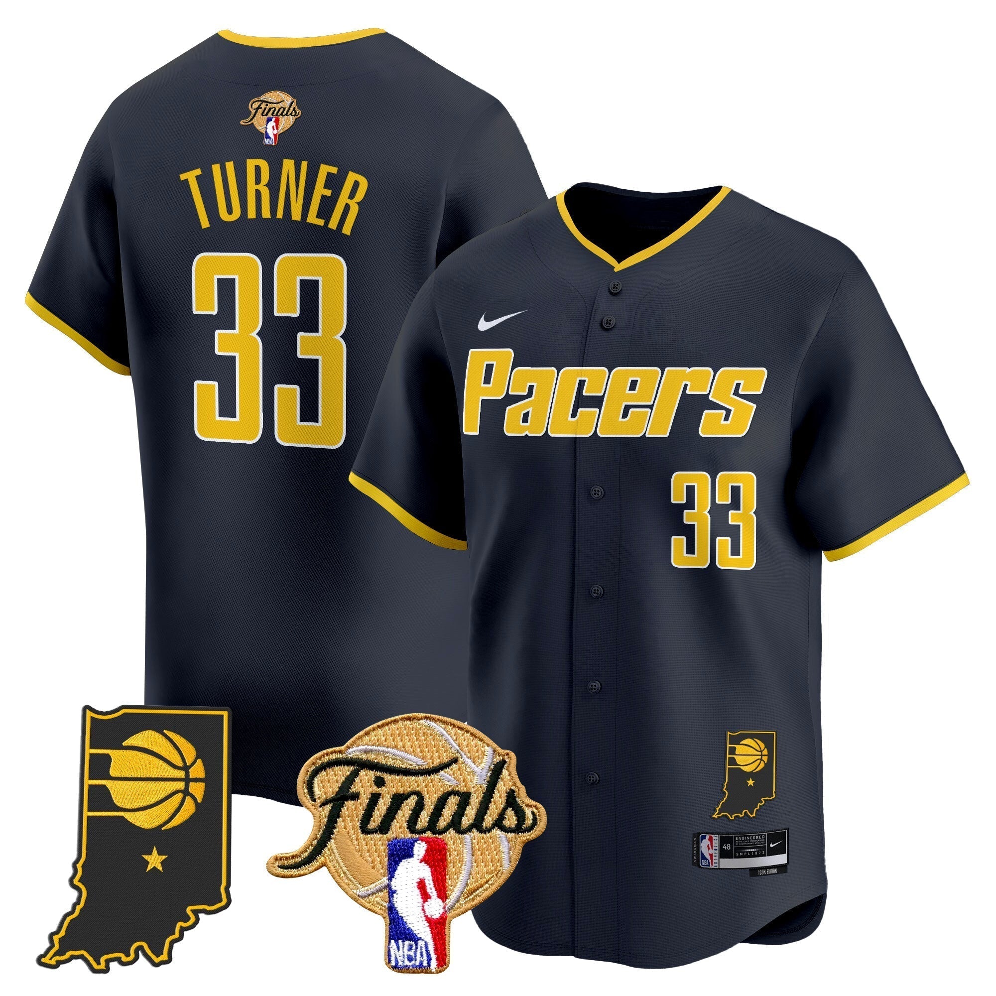 IND 2025 Finals Vapor Baseball Jersey - Stitched