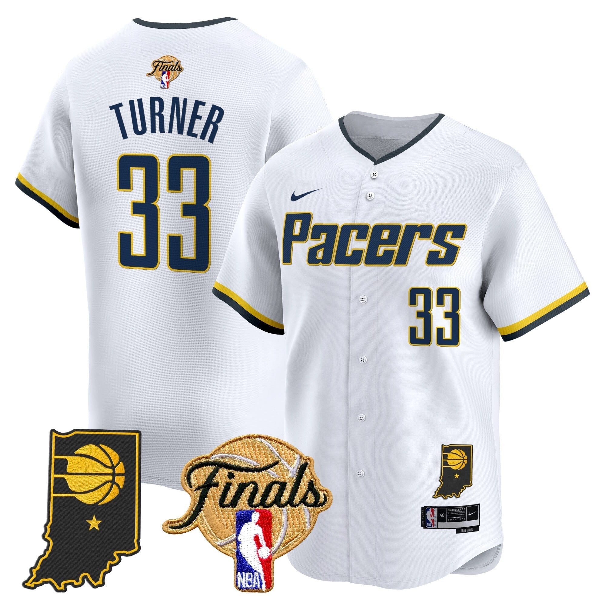 IND 2025 Finals Vapor Baseball Jersey - Stitched