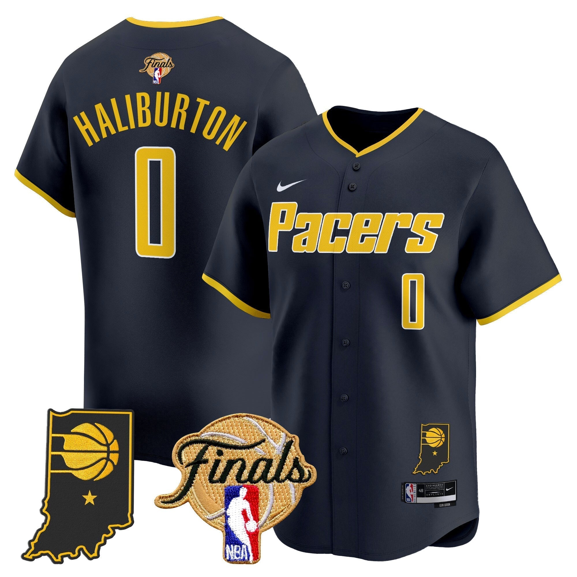 IND 2025 Finals Vapor Baseball Jersey - Stitched