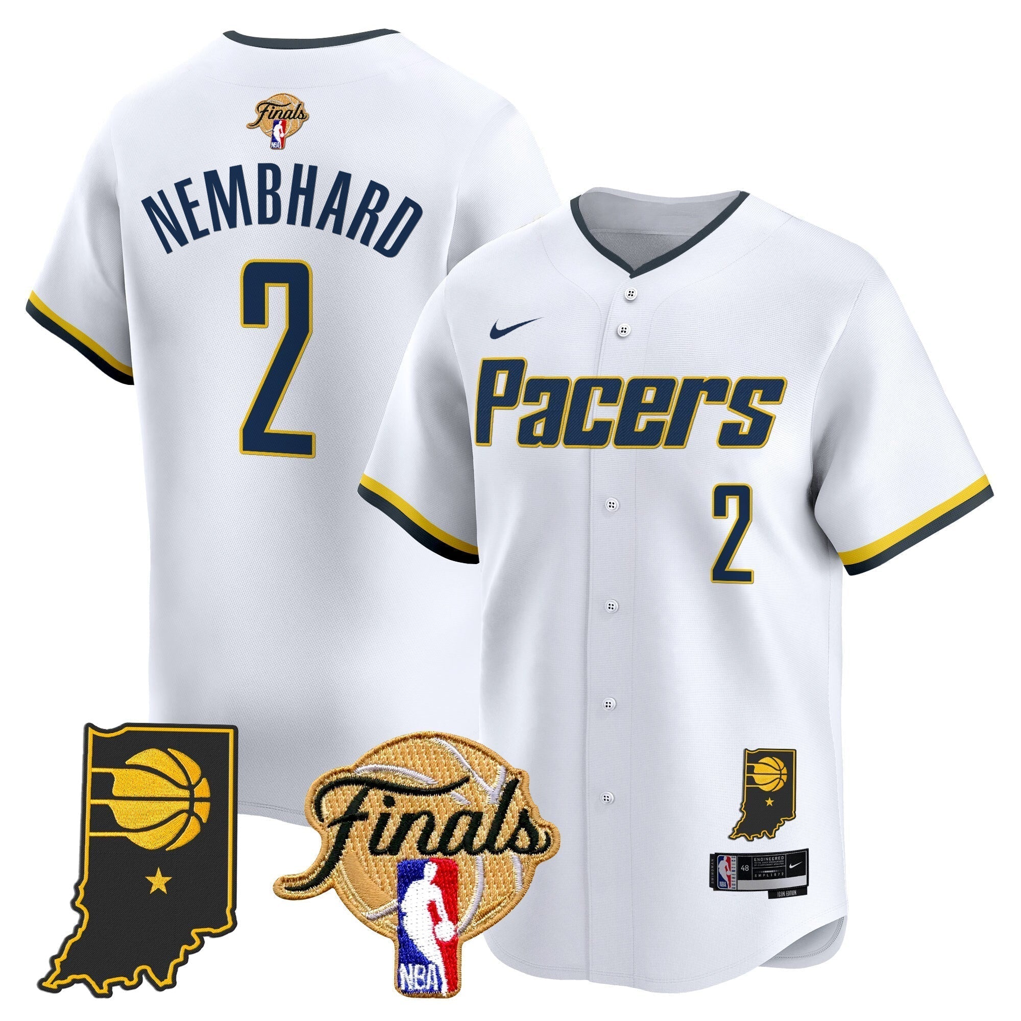 IND 2025 Finals Vapor Baseball Jersey - Stitched