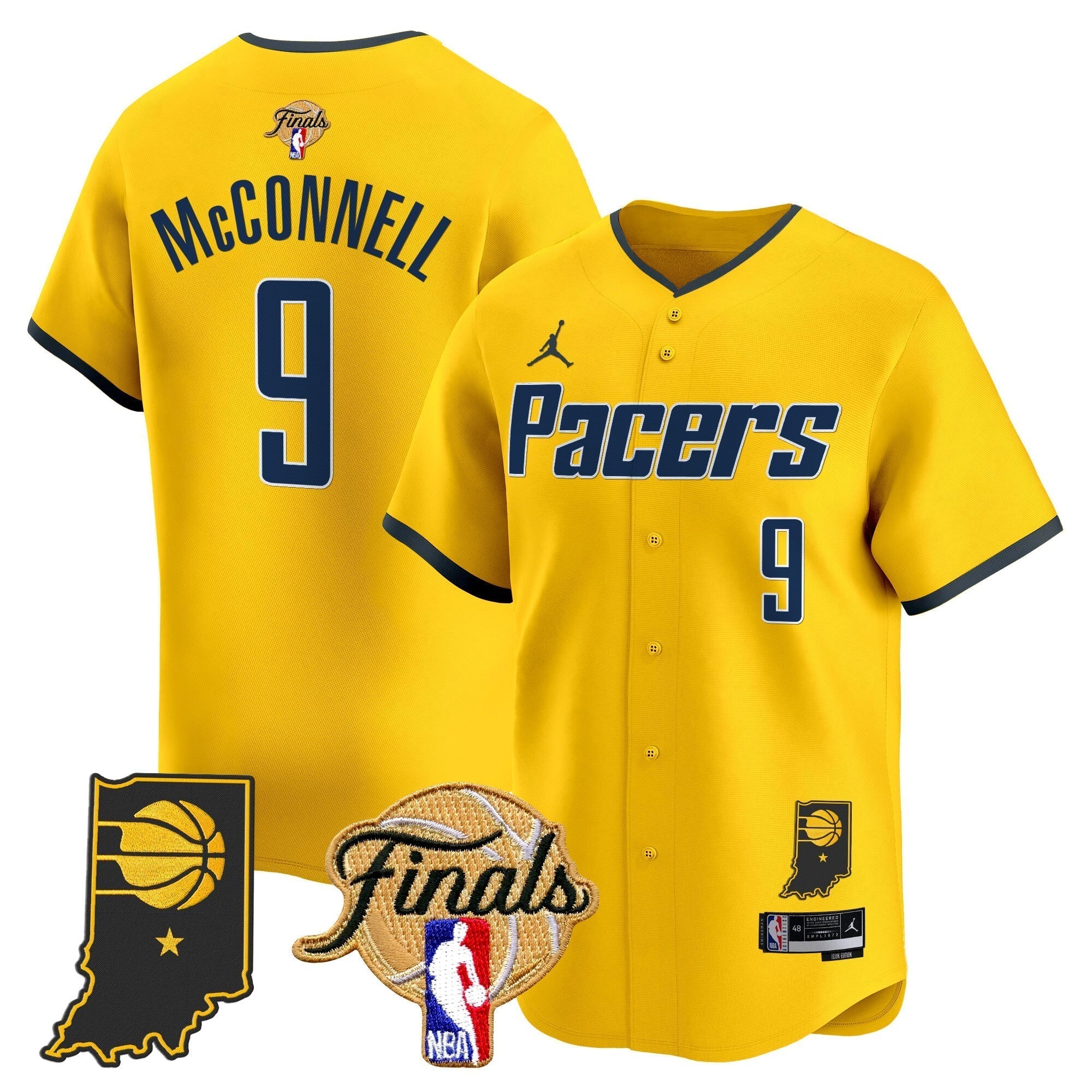 IND 2025 Finals Vapor Baseball Jersey - Stitched