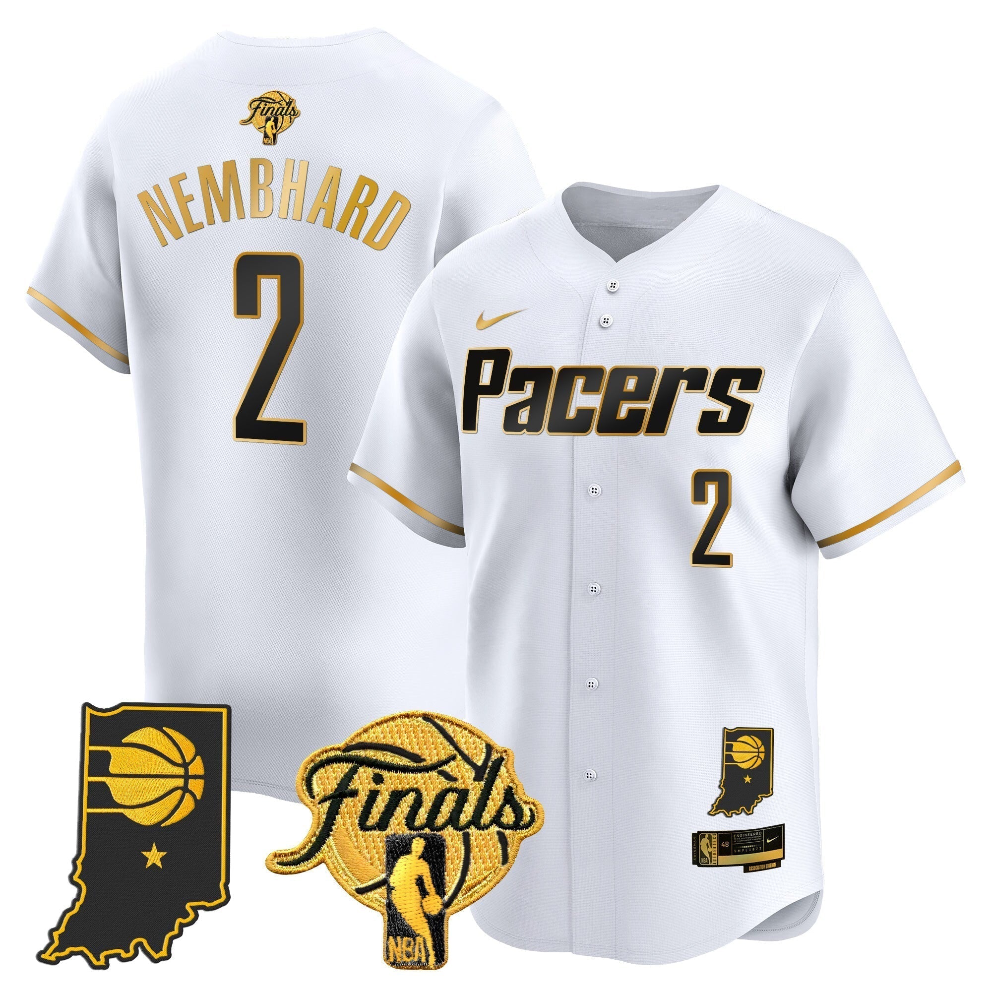 IND 2025 Finals Vapor Baseball Jersey - Stitched