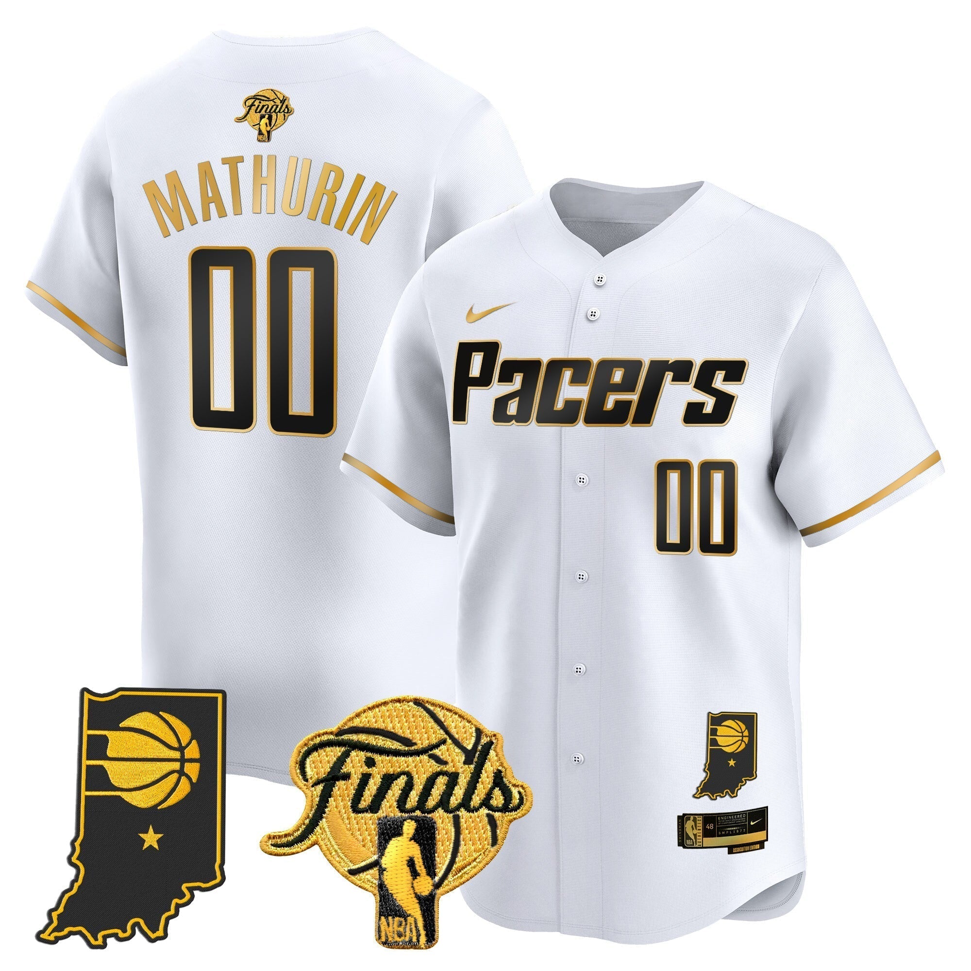 IND 2025 Finals Vapor Baseball Jersey - Stitched