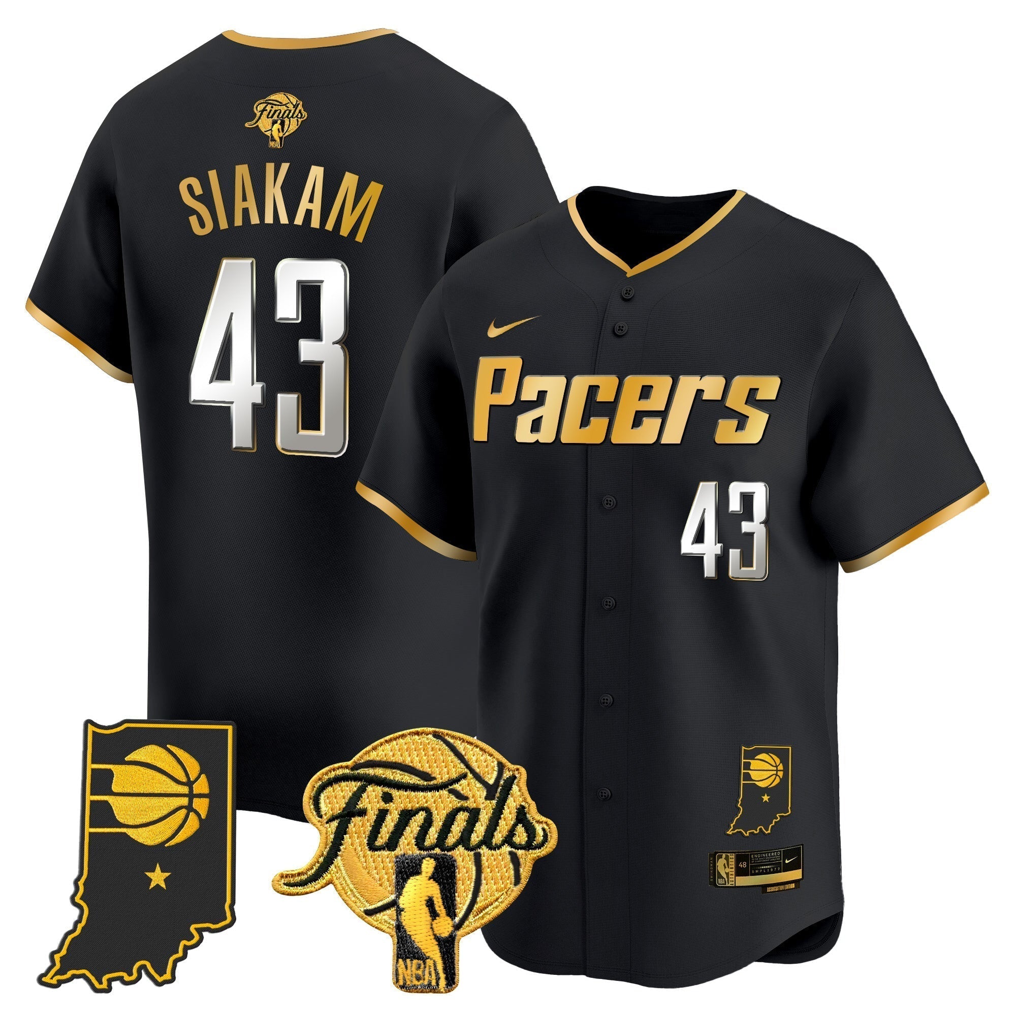IND 2025 Finals Vapor Baseball Jersey - Stitched