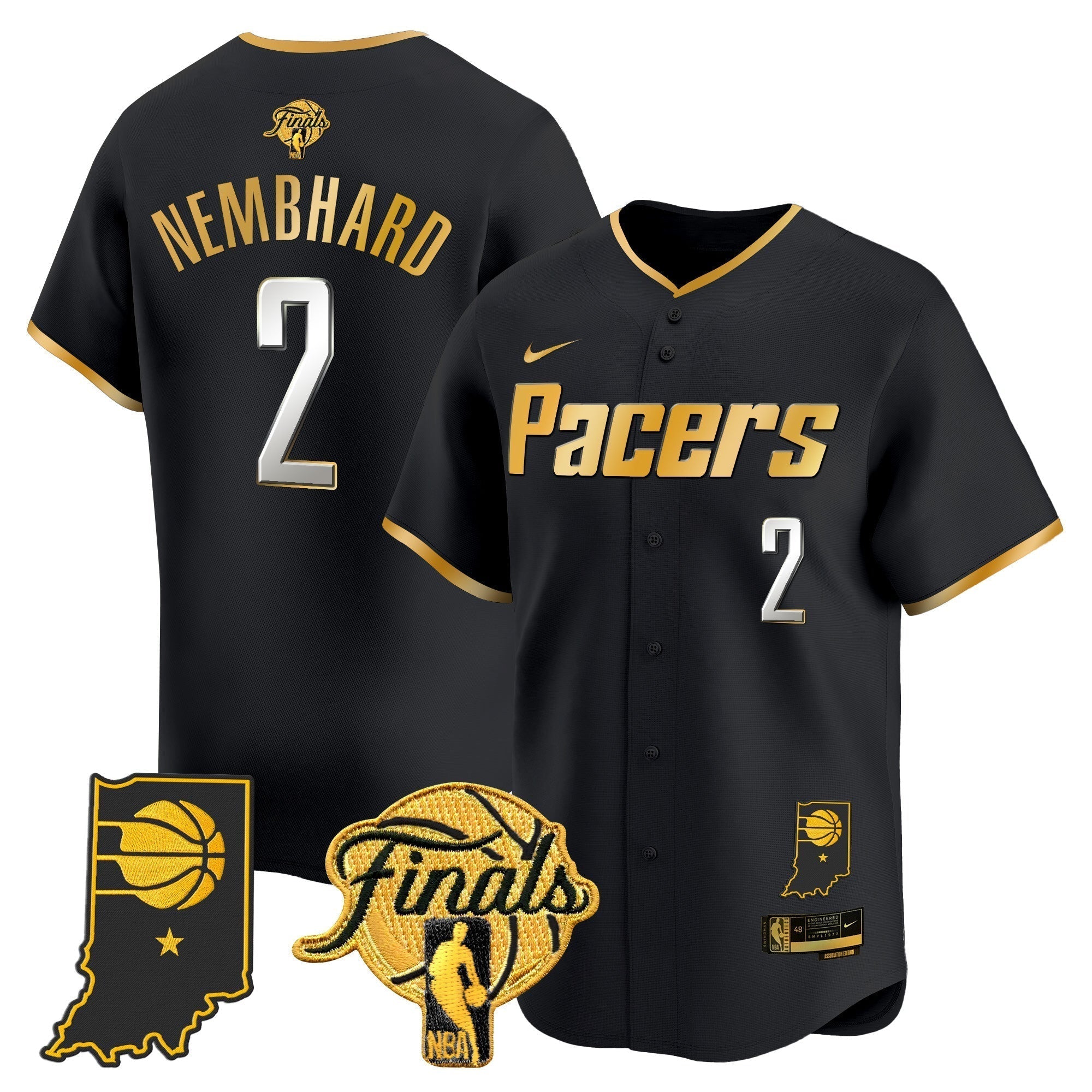 IND 2025 Finals Vapor Baseball Jersey - Stitched