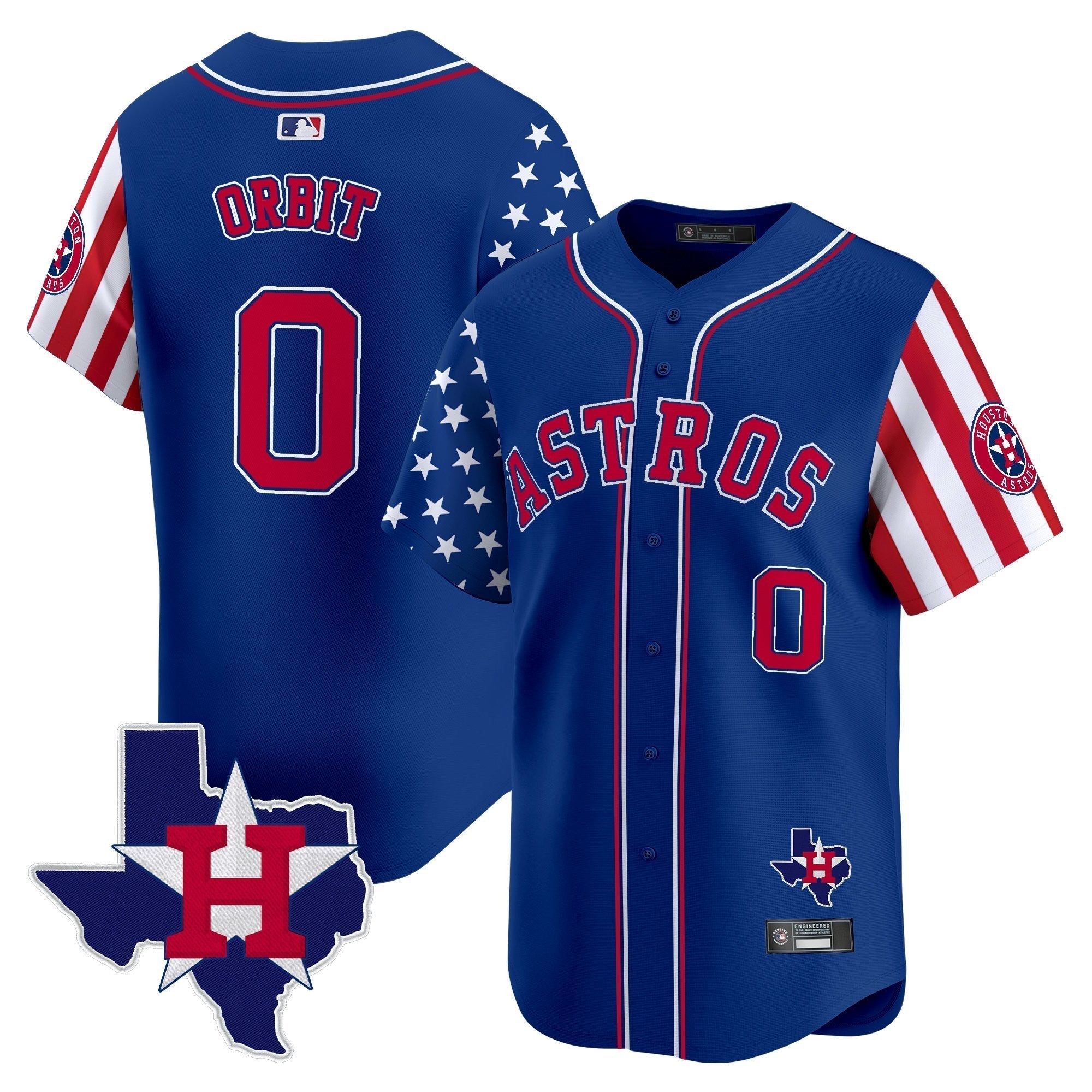 HOU 2025 Independence Day Vapor Premier Limited Jersey - Stitched