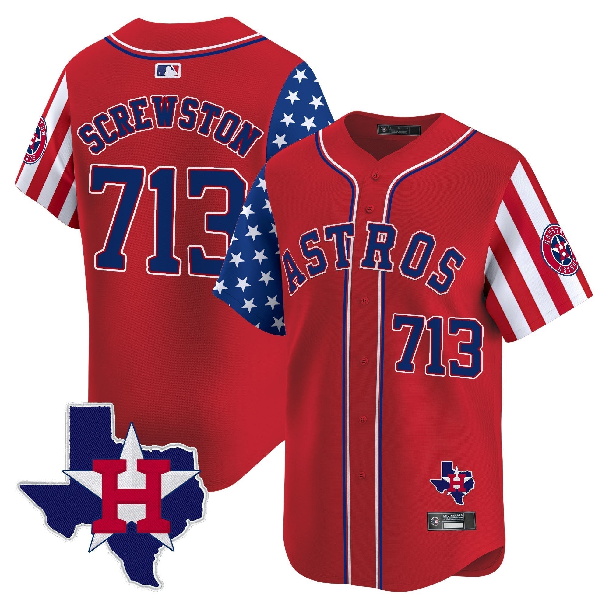 HOU 2025 Independence Day Vapor Premier Limited Jersey - Stitched