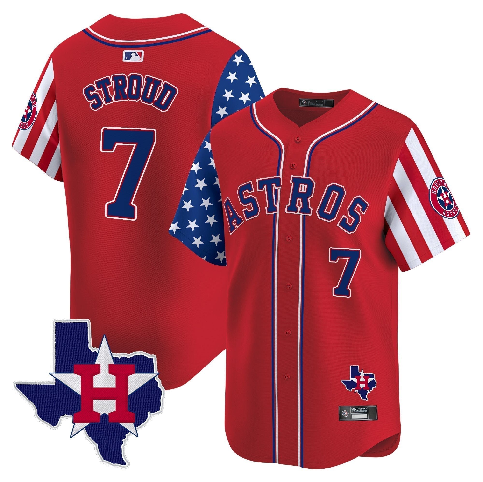 HOU 2025 Independence Day Vapor Premier Limited Jersey - Stitched