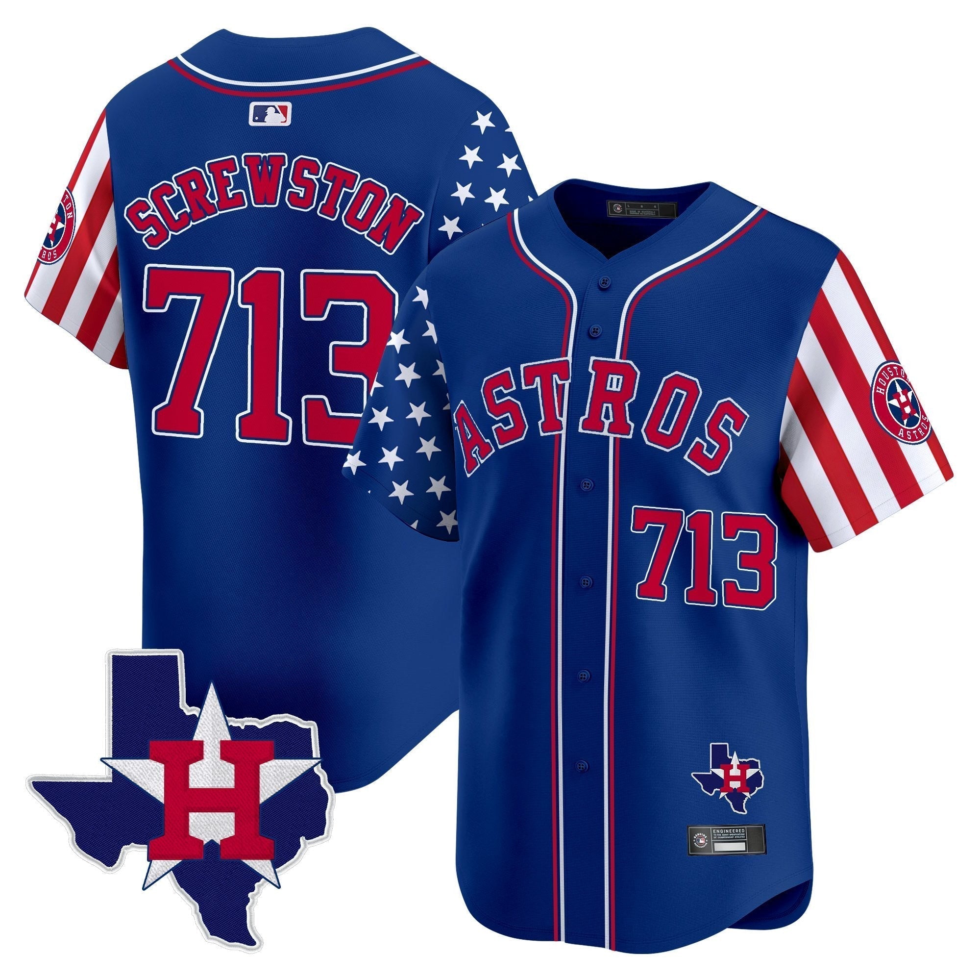 HOU 2025 Independence Day Vapor Premier Limited Jersey - Stitched