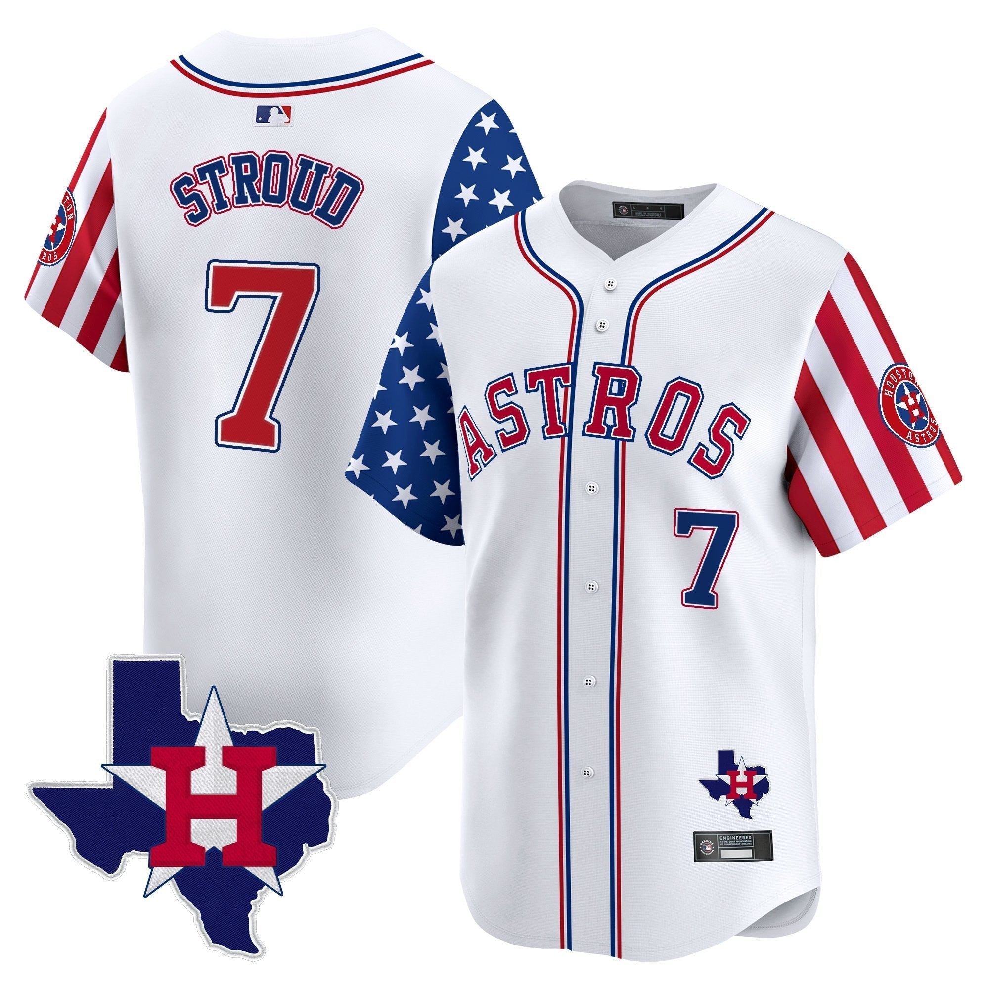 HOU 2025 Independence Day Vapor Premier Limited Jersey - Stitched