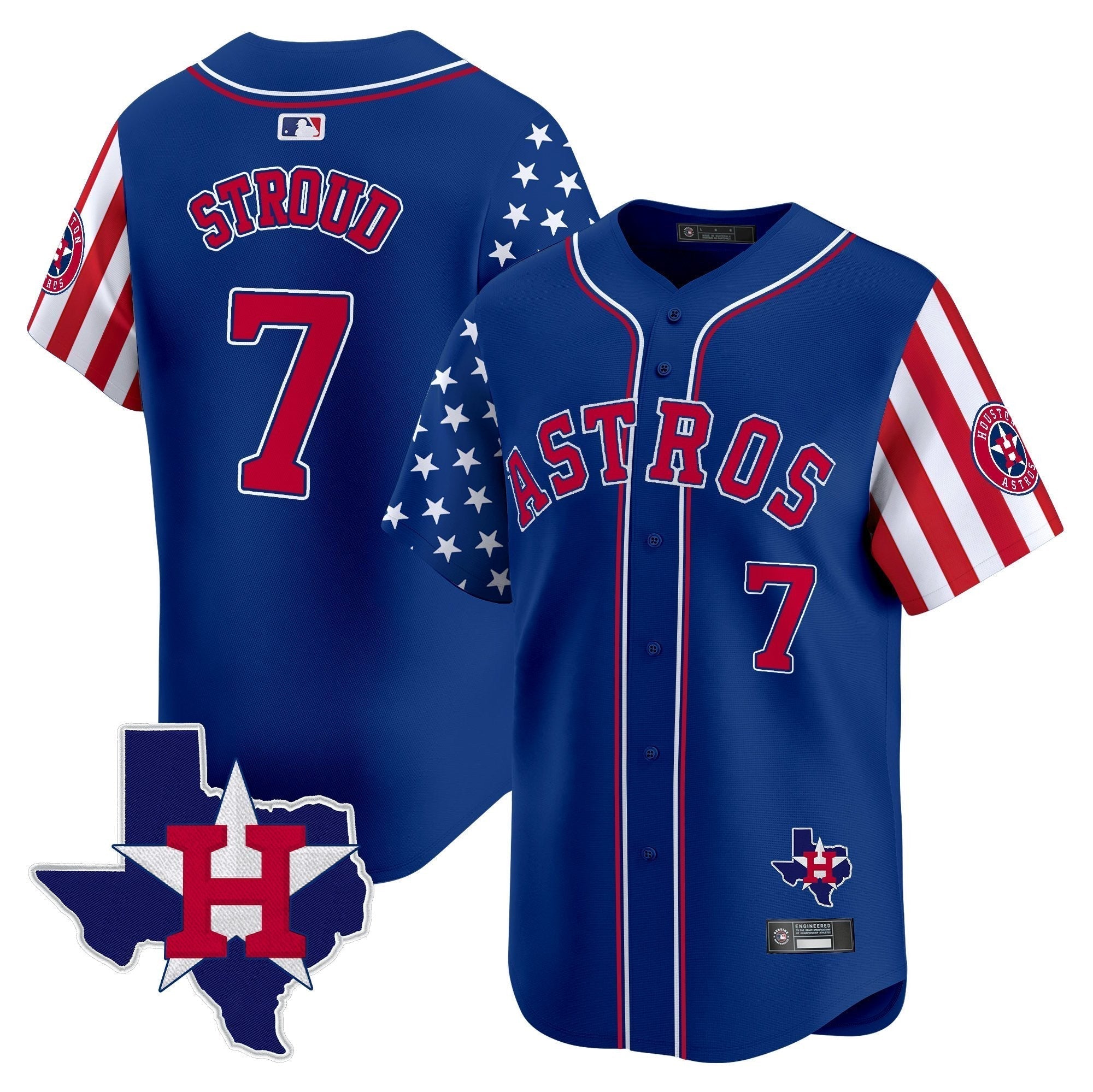 HOU 2025 Independence Day Vapor Premier Limited Jersey - Stitched