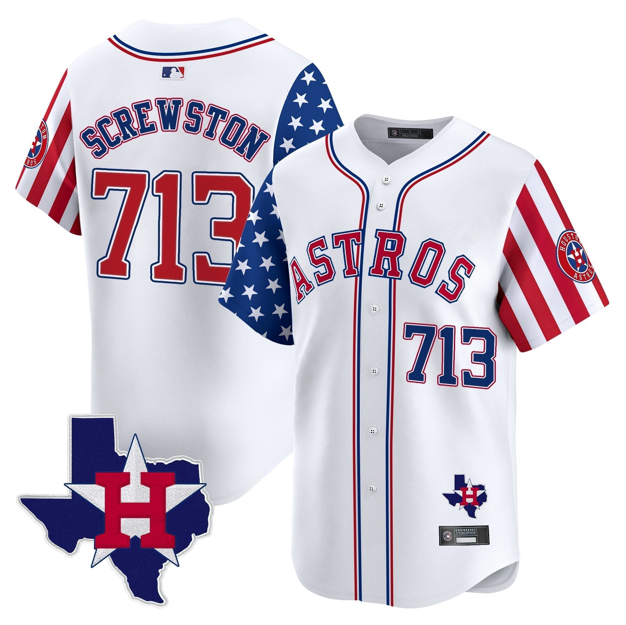 HOU 2025 Independence Day Vapor Premier Limited Jersey - Stitched