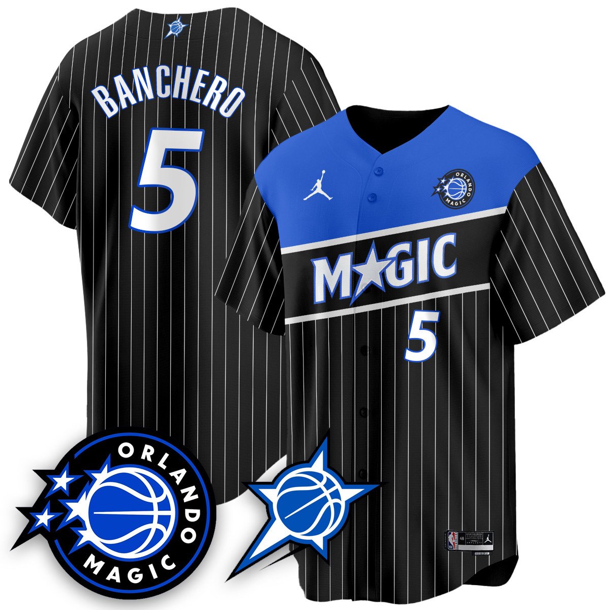 ORL New Generation of Magic Baseball Jersey - Stitched