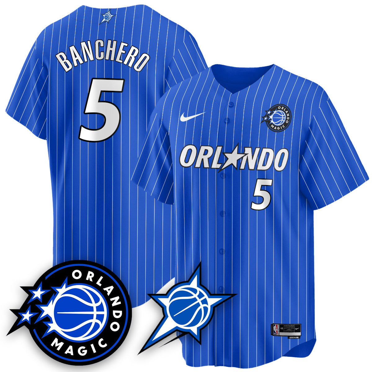 ORL New Generation of Magic Baseball Jersey - Stitched