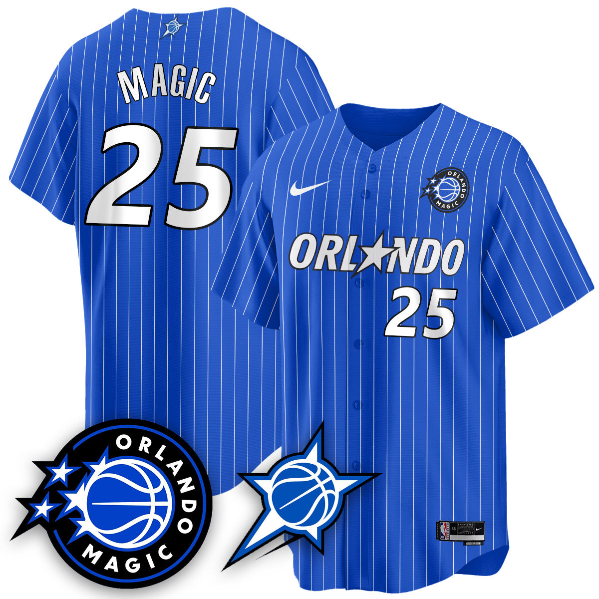 ORL New Generation of Magic Baseball Jersey - Stitched