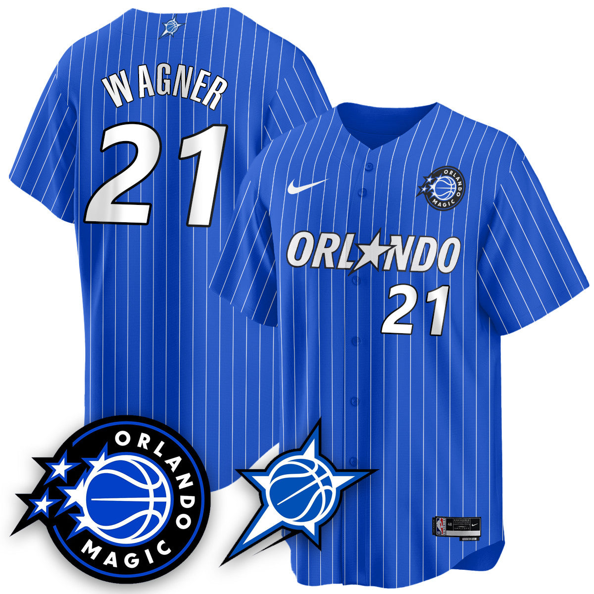 ORL New Generation of Magic Baseball Jersey - Stitched
