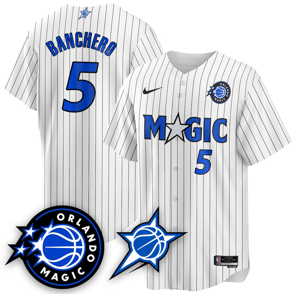 ORL New Generation of Magic Baseball Jersey - Stitched