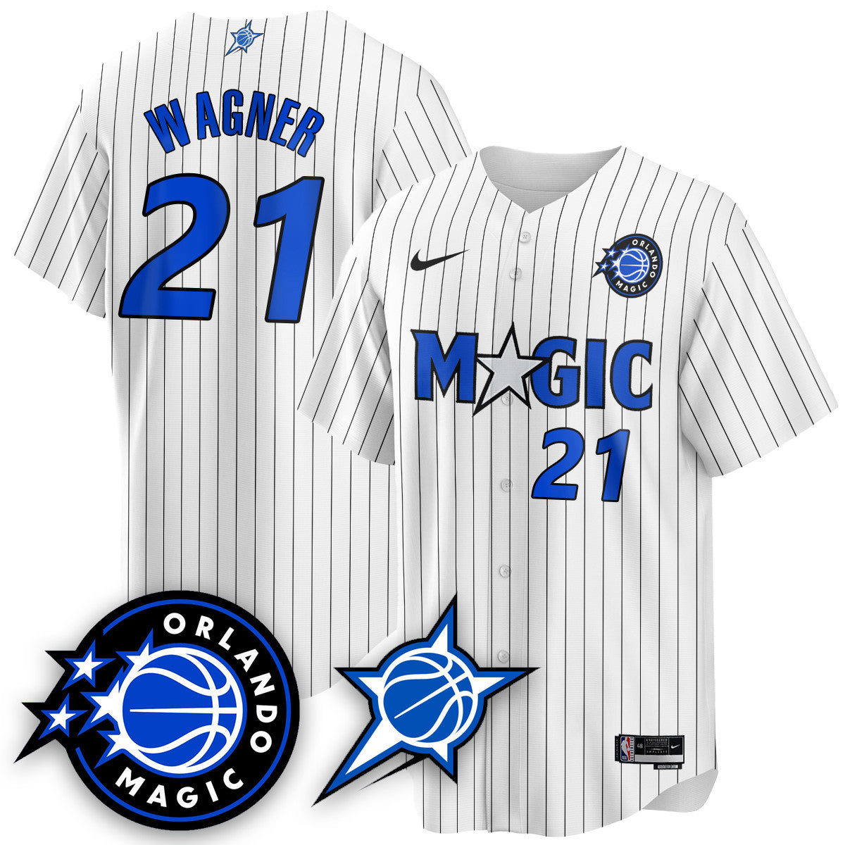 ORL New Generation of Magic Baseball Jersey - Stitched