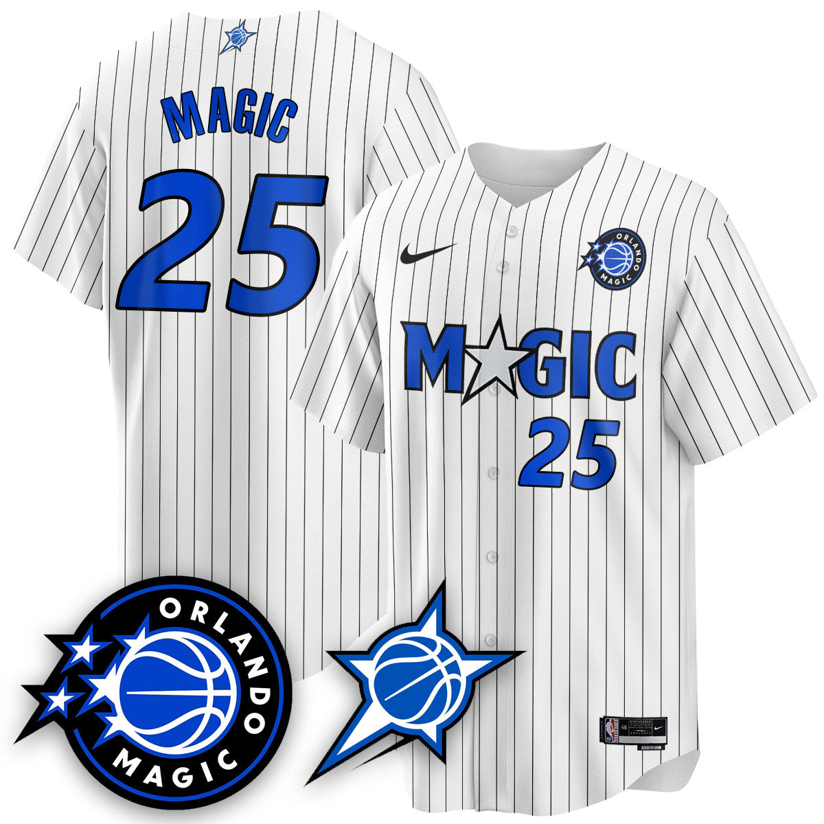 ORL New Generation of Magic Baseball Jersey - Stitched