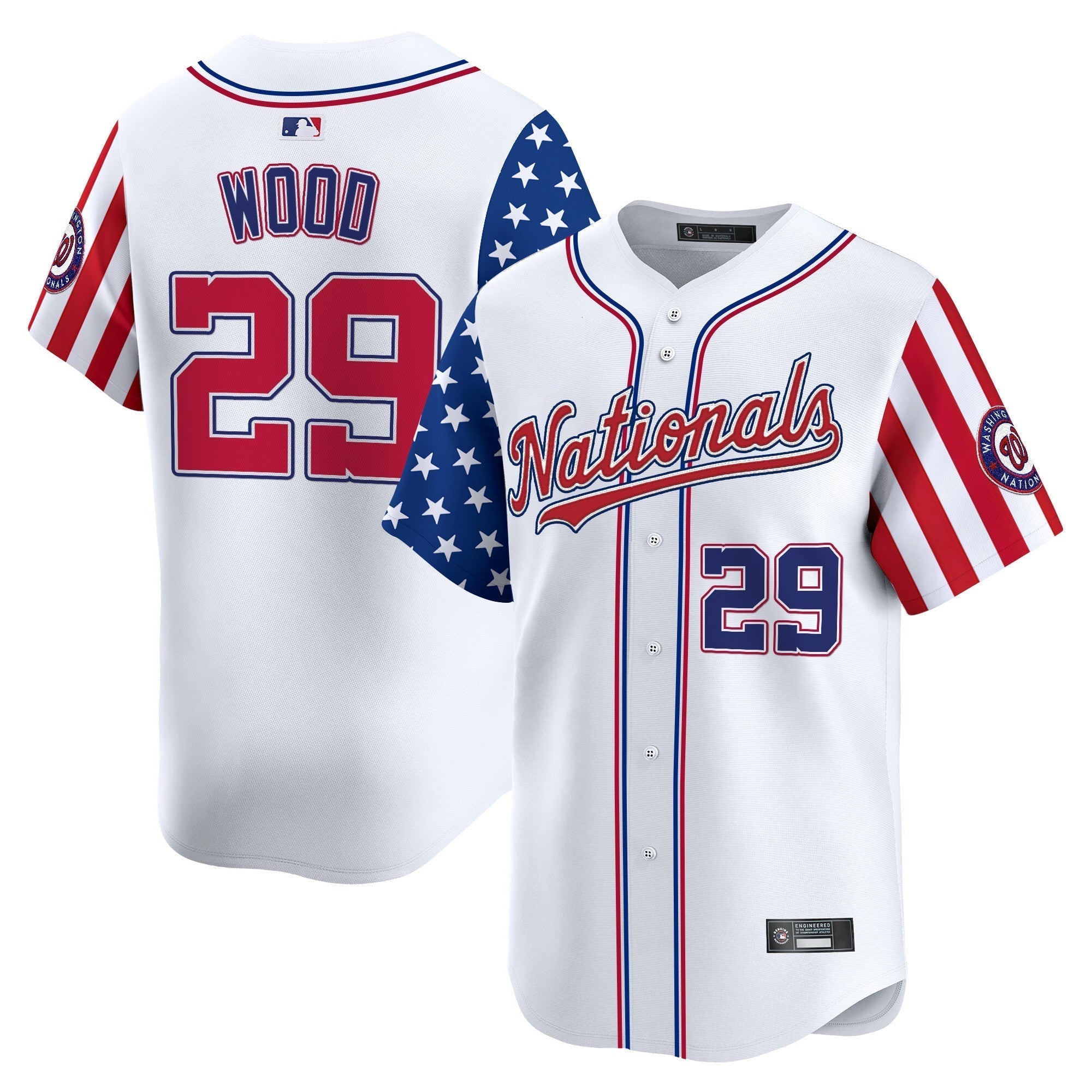 WSH 2025 Independence Day Vapor Premier Limited Jersey - Stitched