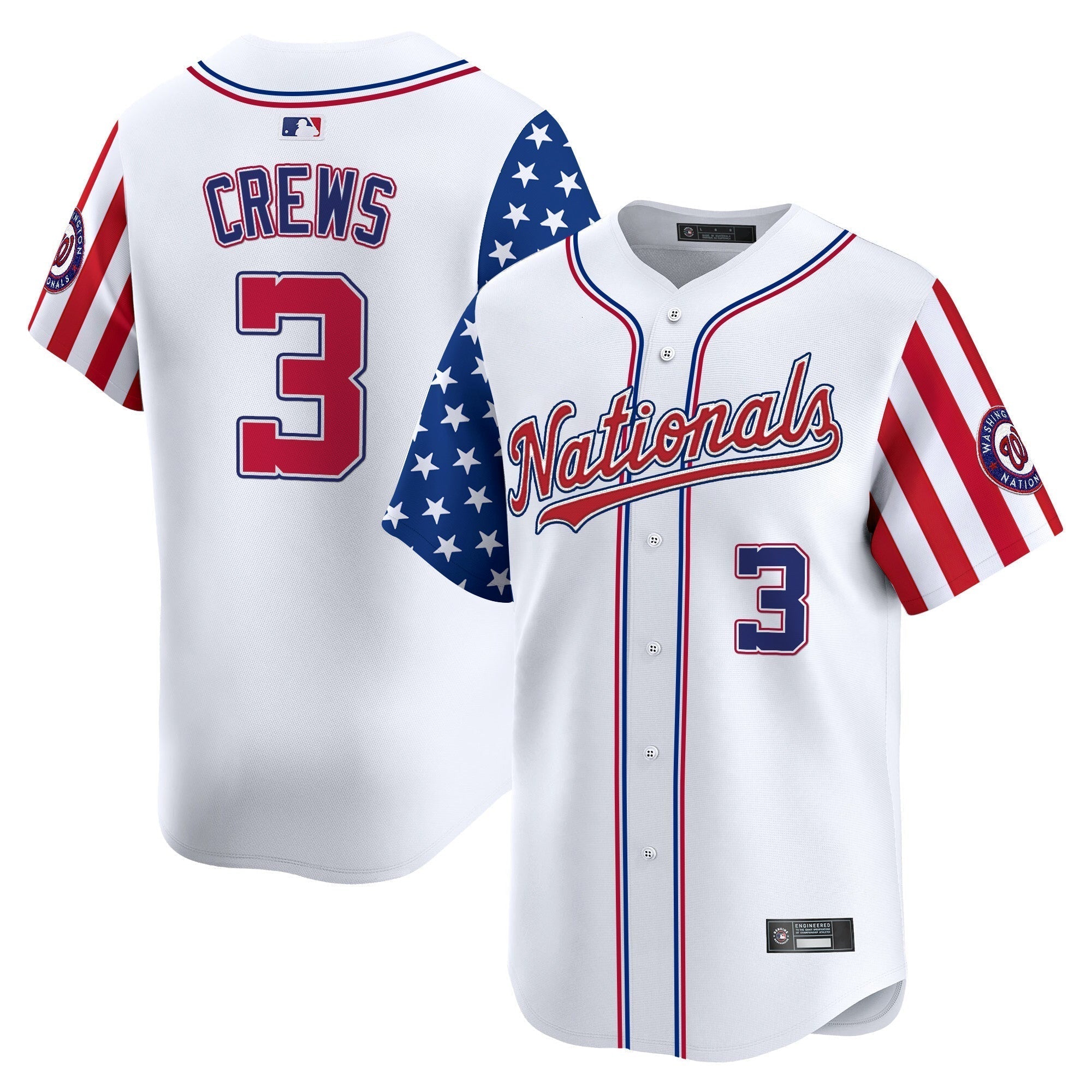 WSH 2025 Independence Day Vapor Premier Limited Jersey - Stitched