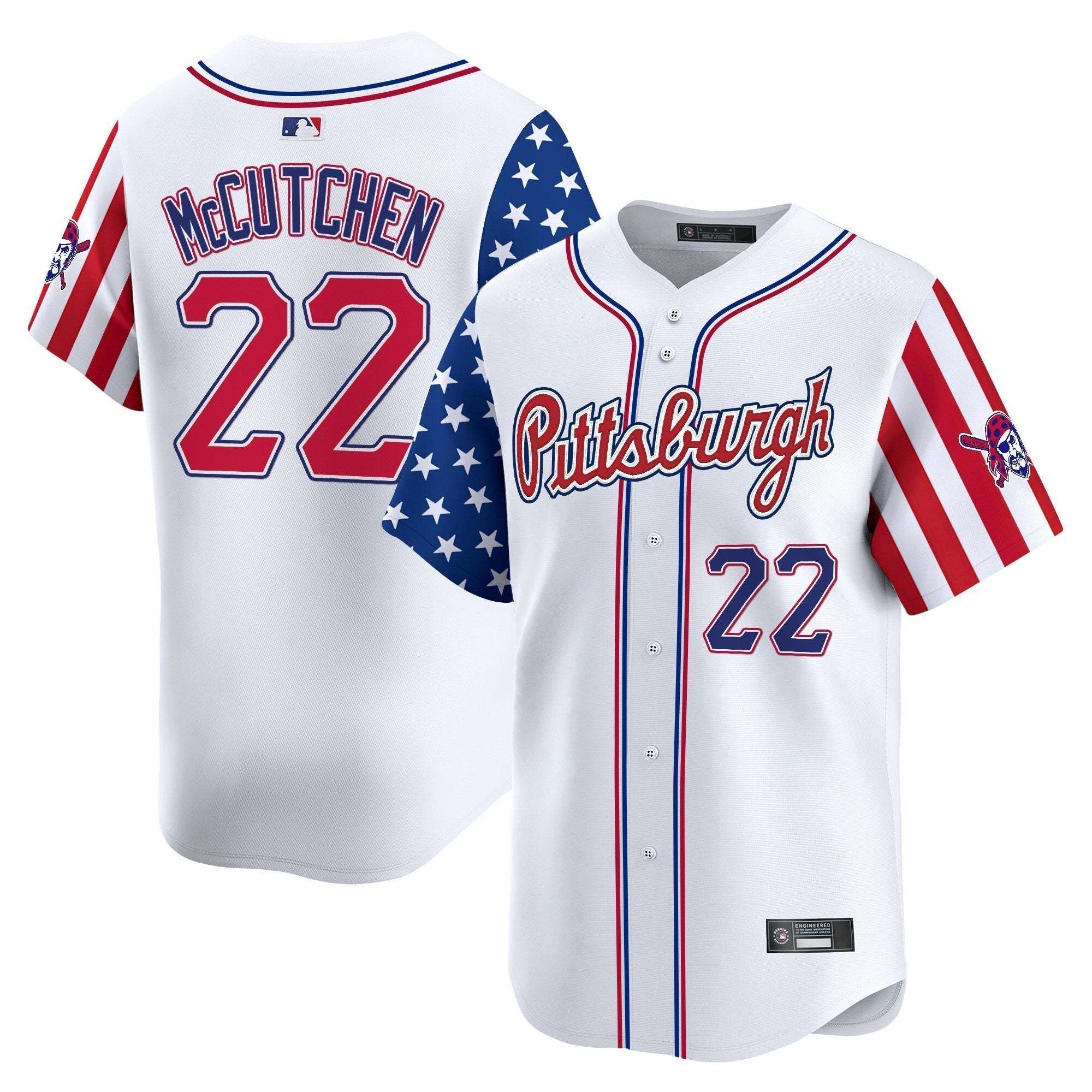 PIT 2025 Independence Day Vapor Premier Limited Jersey - Stitched