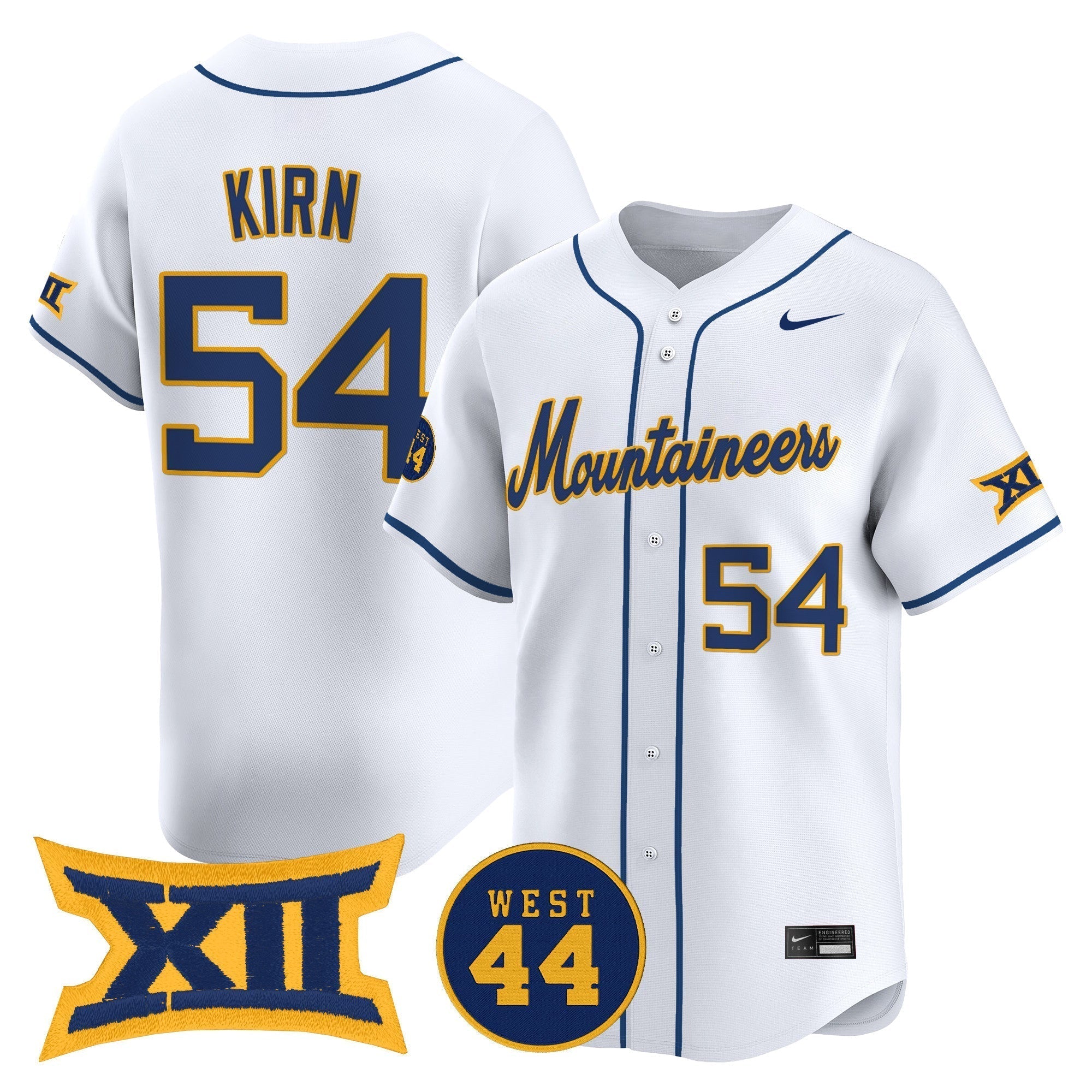 WVU 2025 Vapor Premier Limited Jersey - Stitched