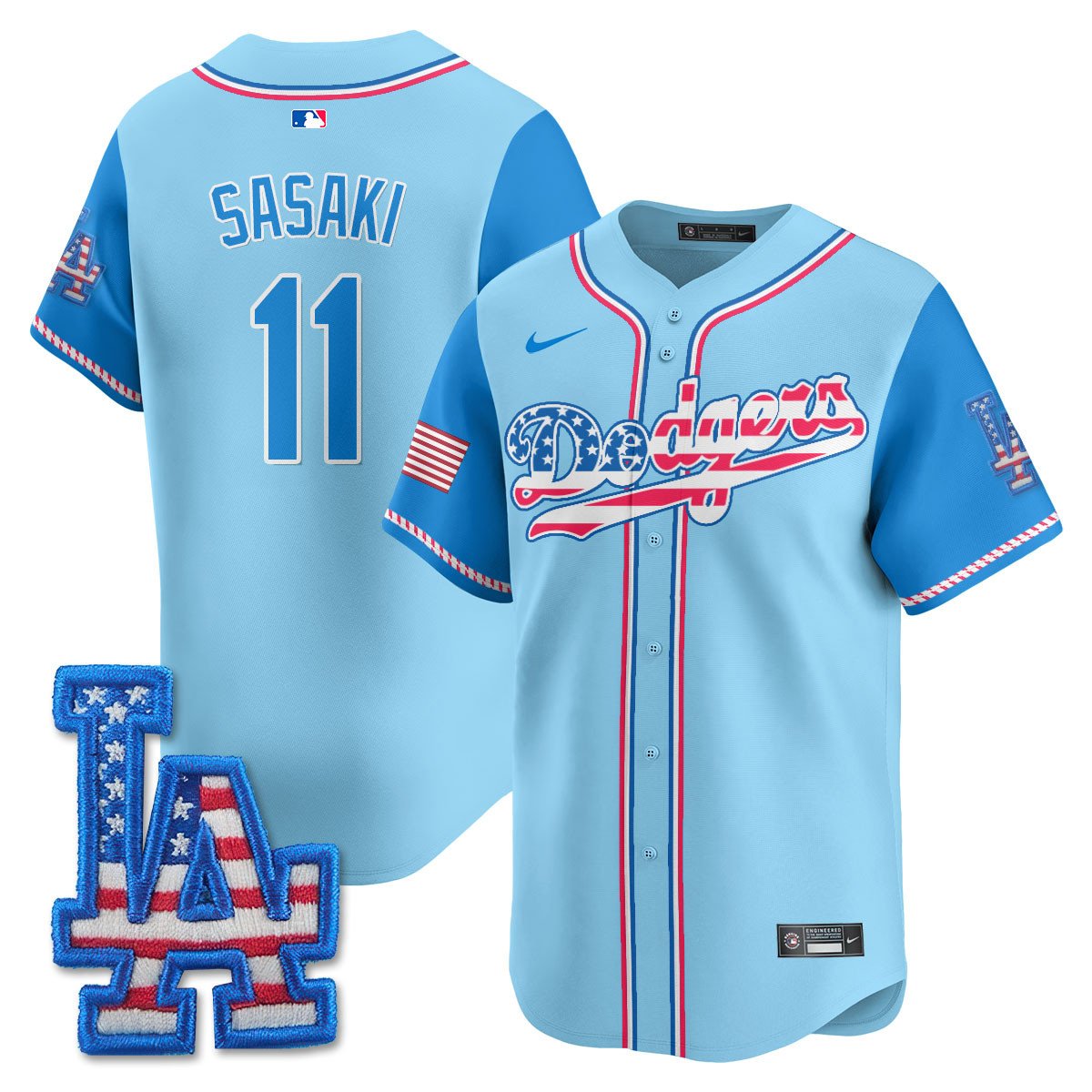 LAD 2025 Fourth of July Jersey - Stitched