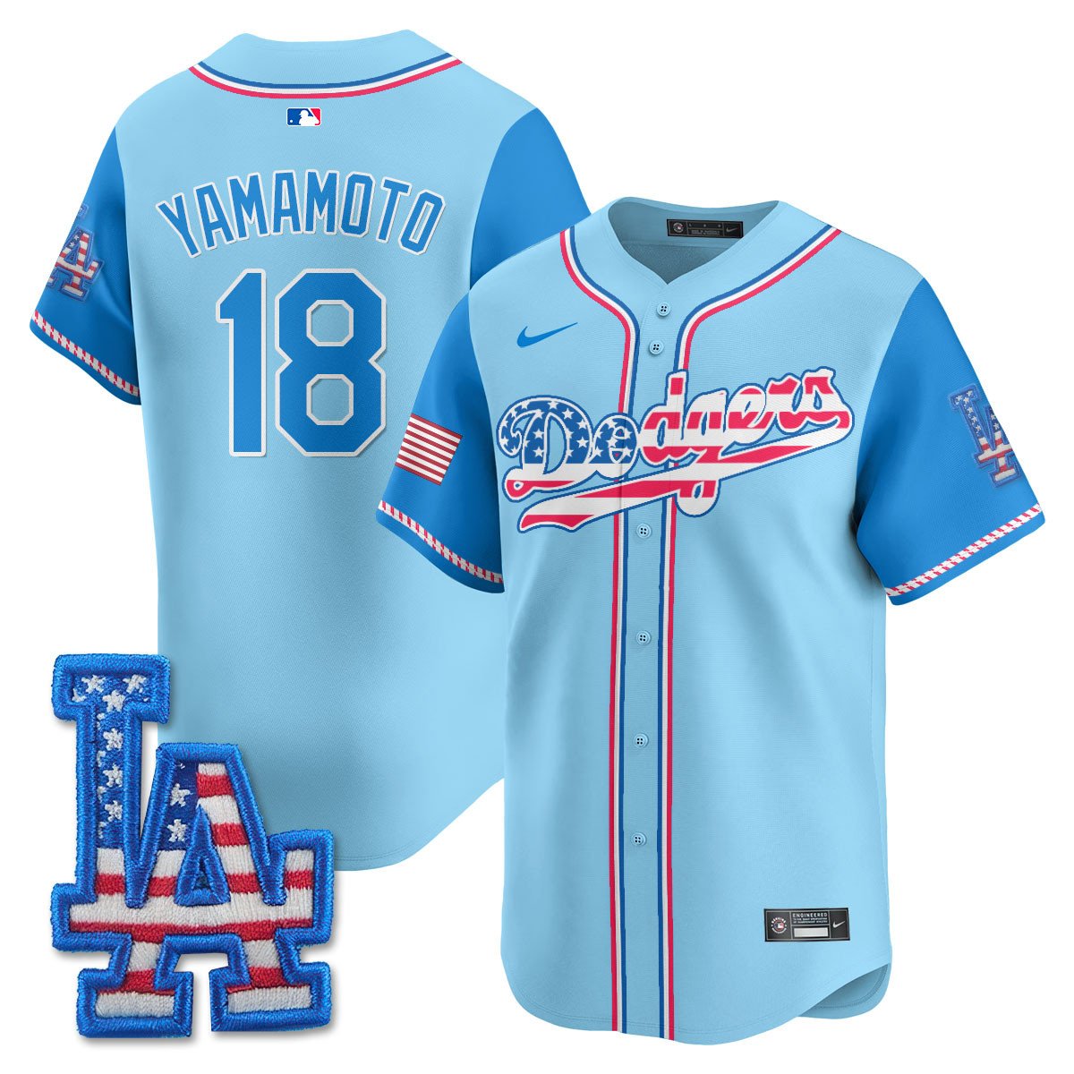 LAD 2025 Fourth of July Jersey - Stitched