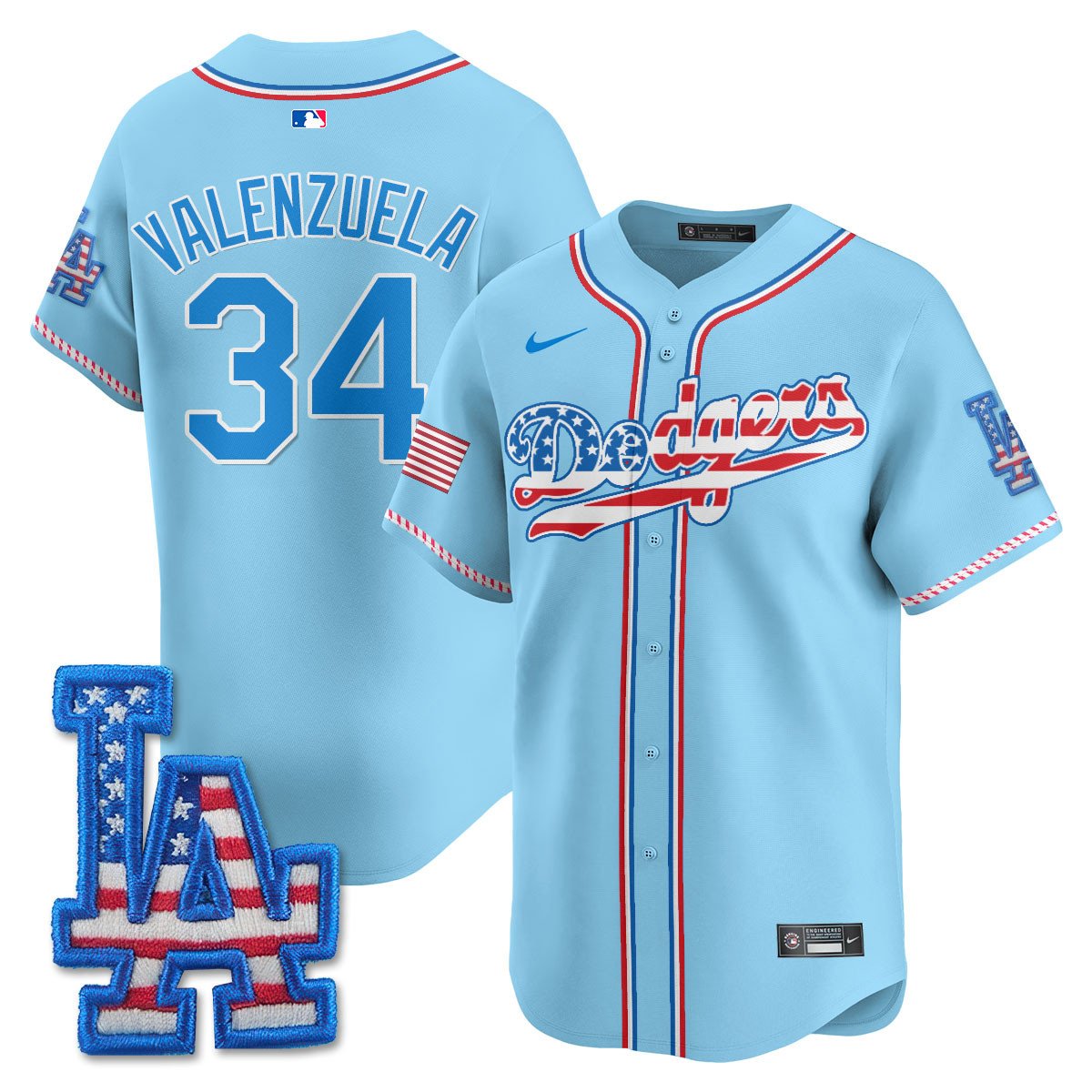 LAD 2025 Fourth of July Jersey - Stitched