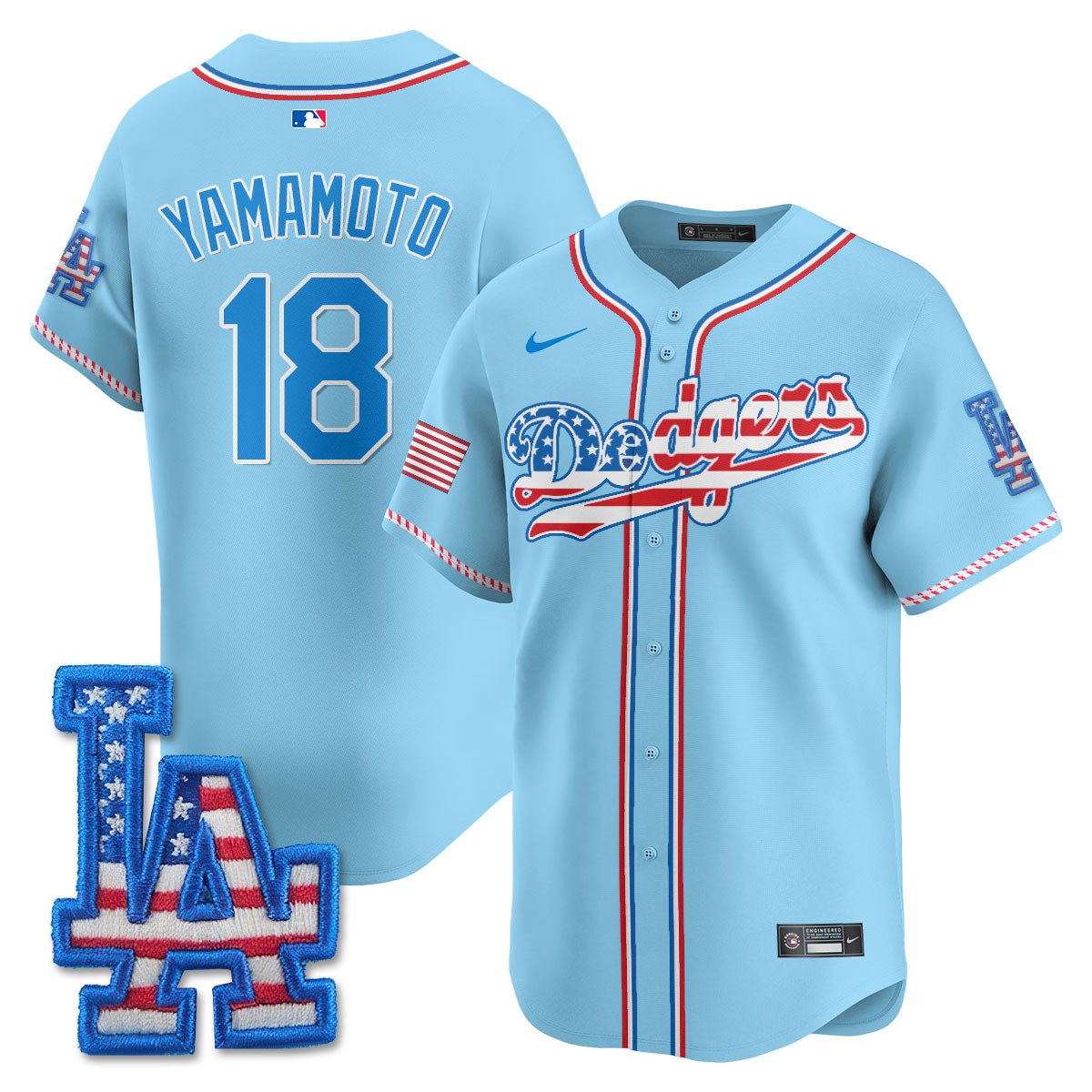 LAD 2025 Fourth of July Jersey - Stitched