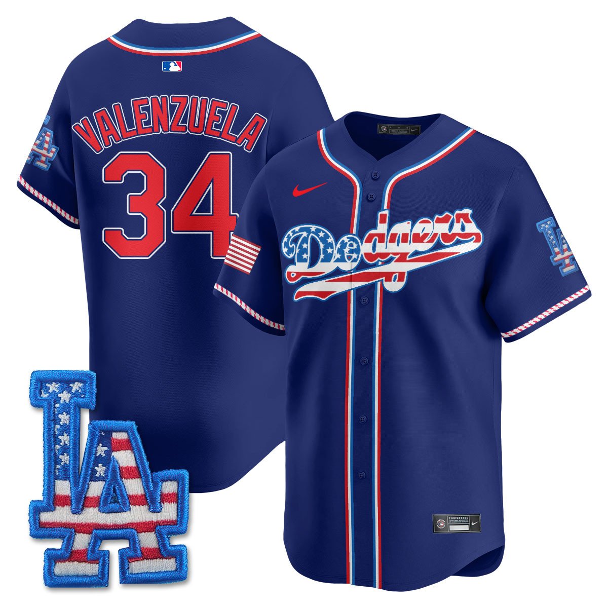 LAD 2025 Fourth of July Jersey - Stitched
