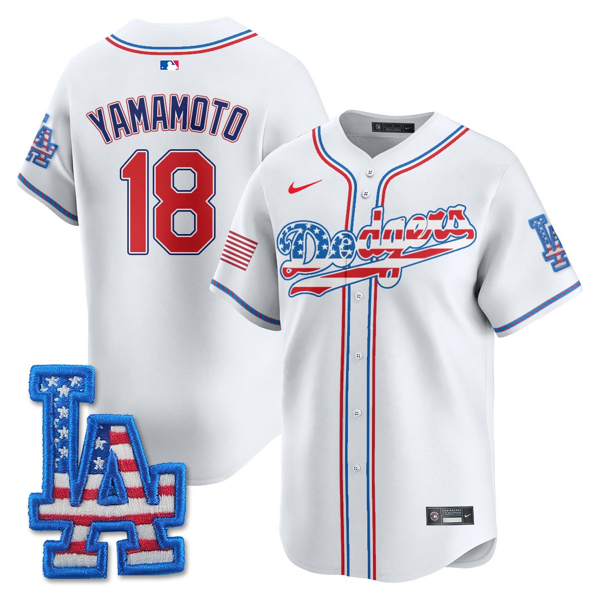 LAD 2025 Fourth of July Jersey - Stitched