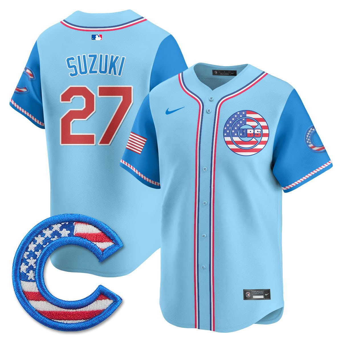 CHC 2025 Fourth of July Jersey - Stitched