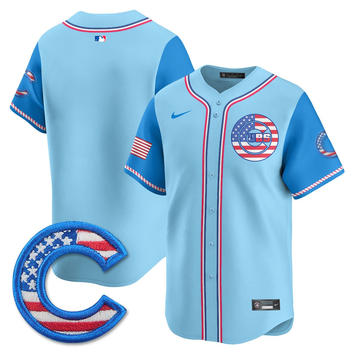 CHC 2025 Fourth of July Jersey - Stitched