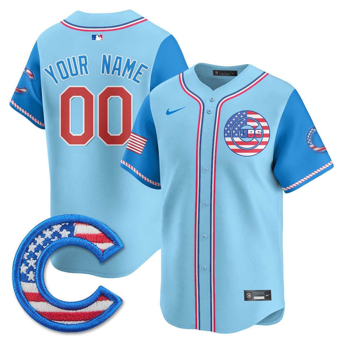 CHC 2025 Fourth of July Jersey - Stitched