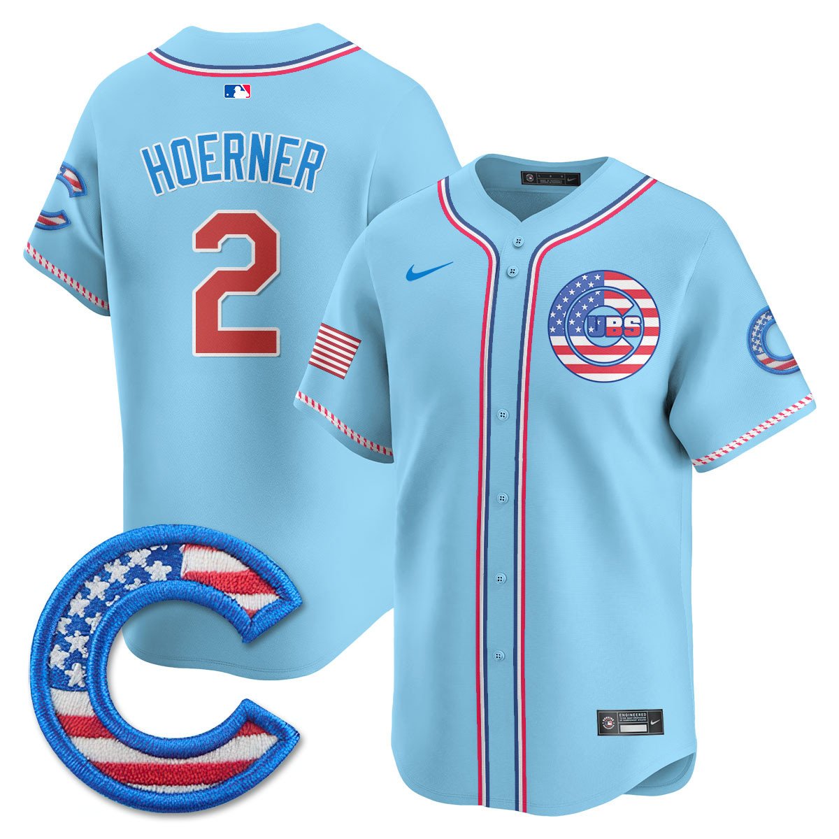 CHC 2025 Fourth of July Jersey - Stitched
