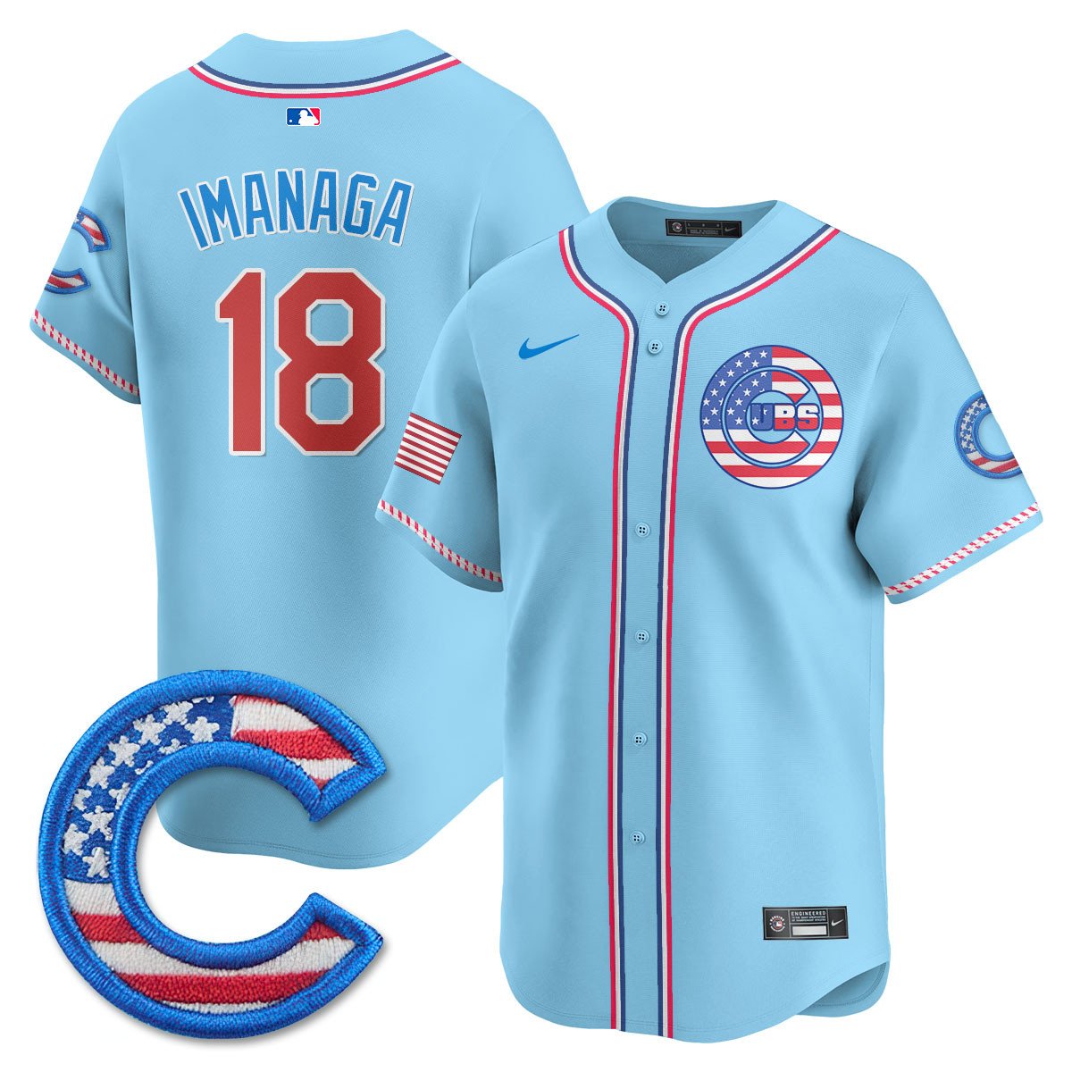 CHC 2025 Fourth of July Jersey - Stitched