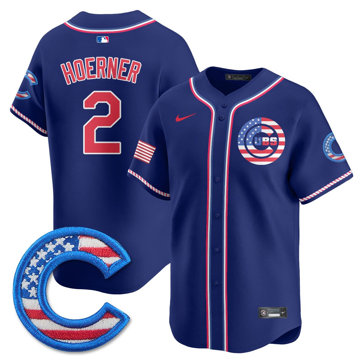 CHC 2025 Fourth of July Jersey - Stitched
