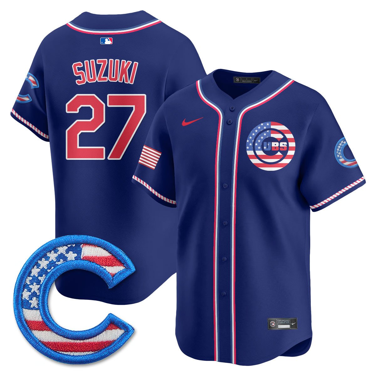 CHC 2025 Fourth of July Jersey - Stitched