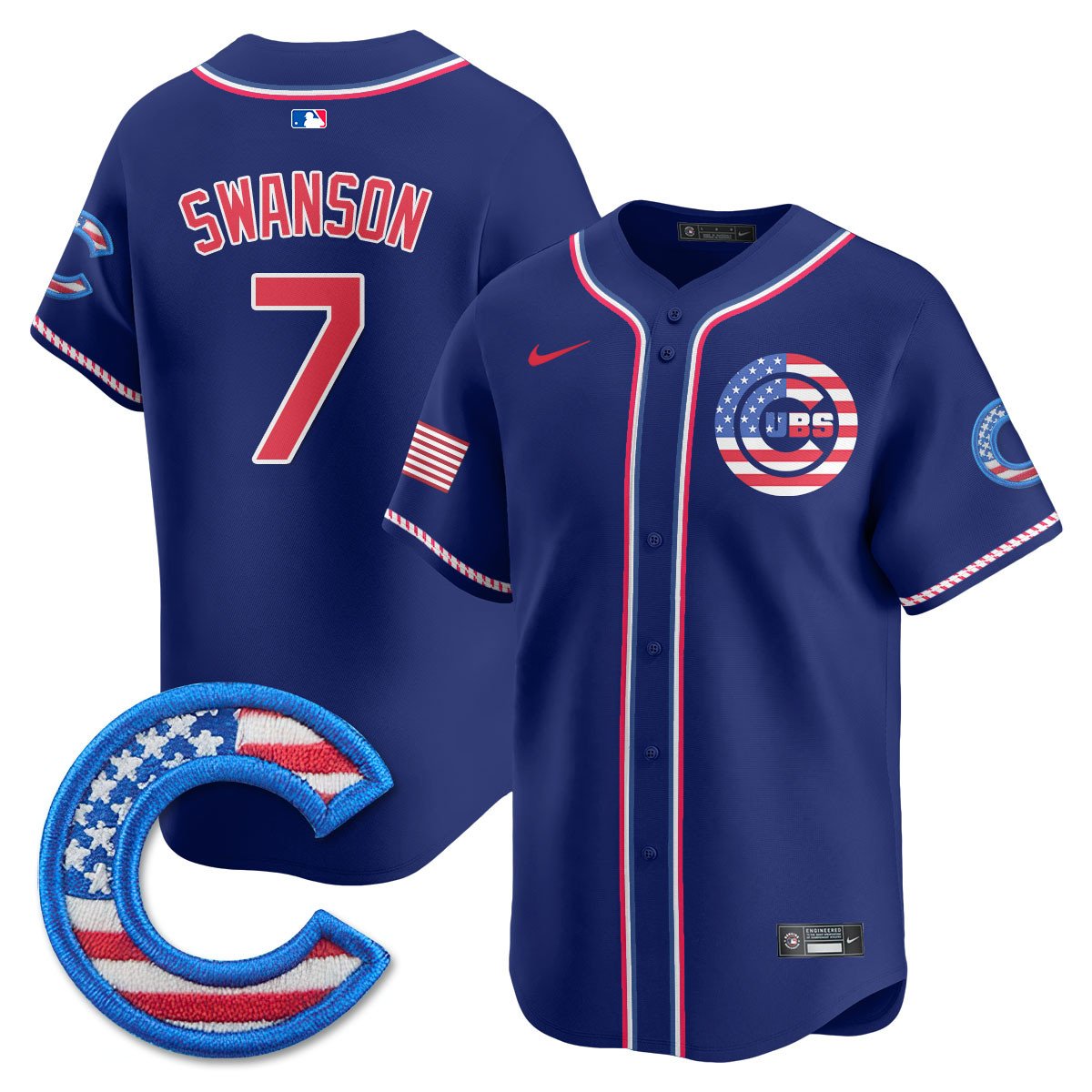 CHC 2025 Fourth of July Jersey - Stitched