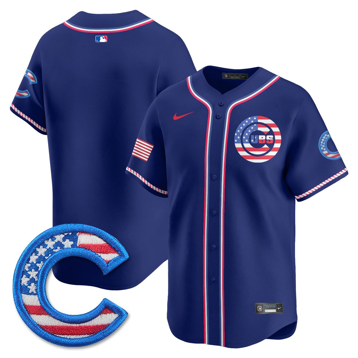 CHC 2025 Fourth of July Jersey - Stitched