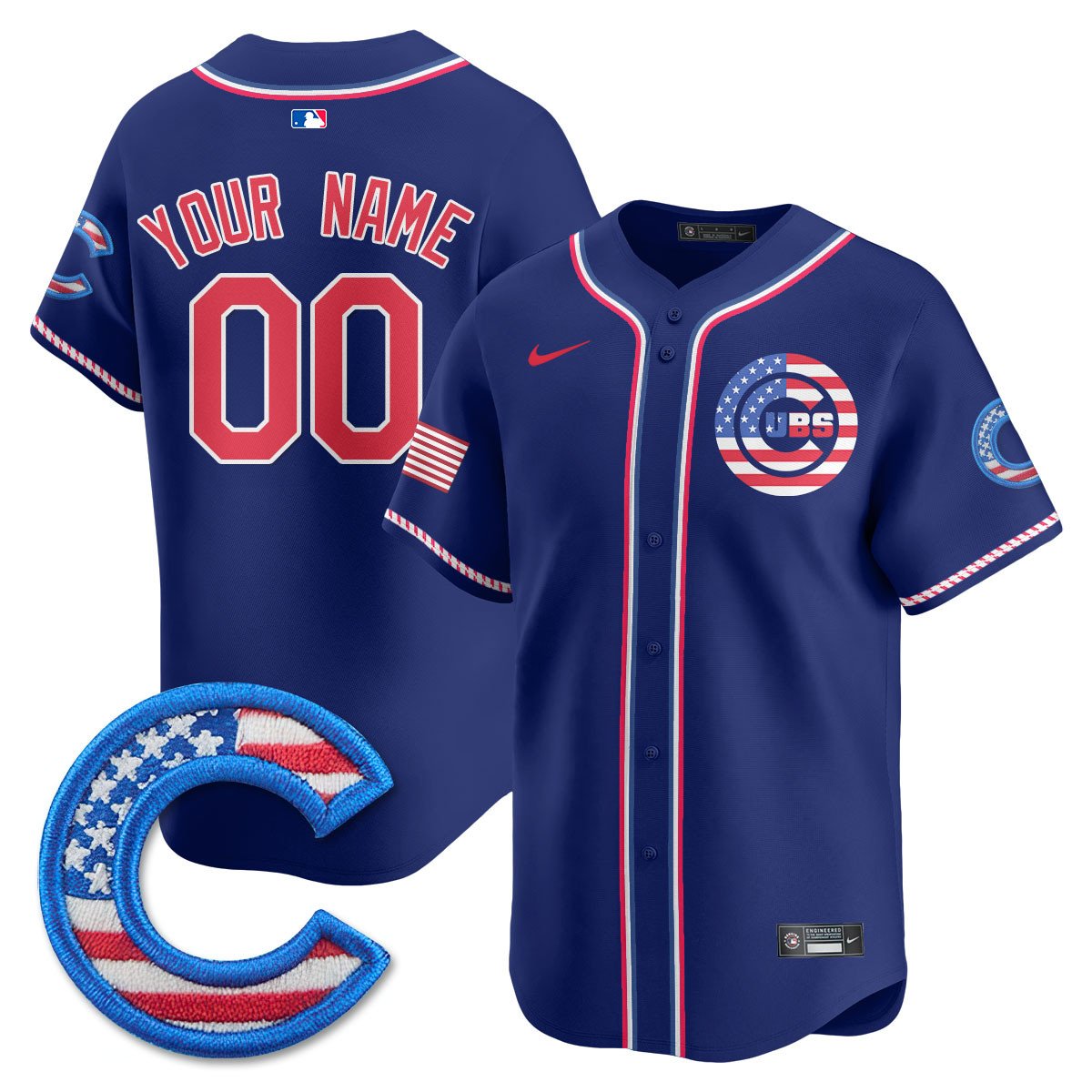CHC 2025 Fourth of July Jersey - Stitched