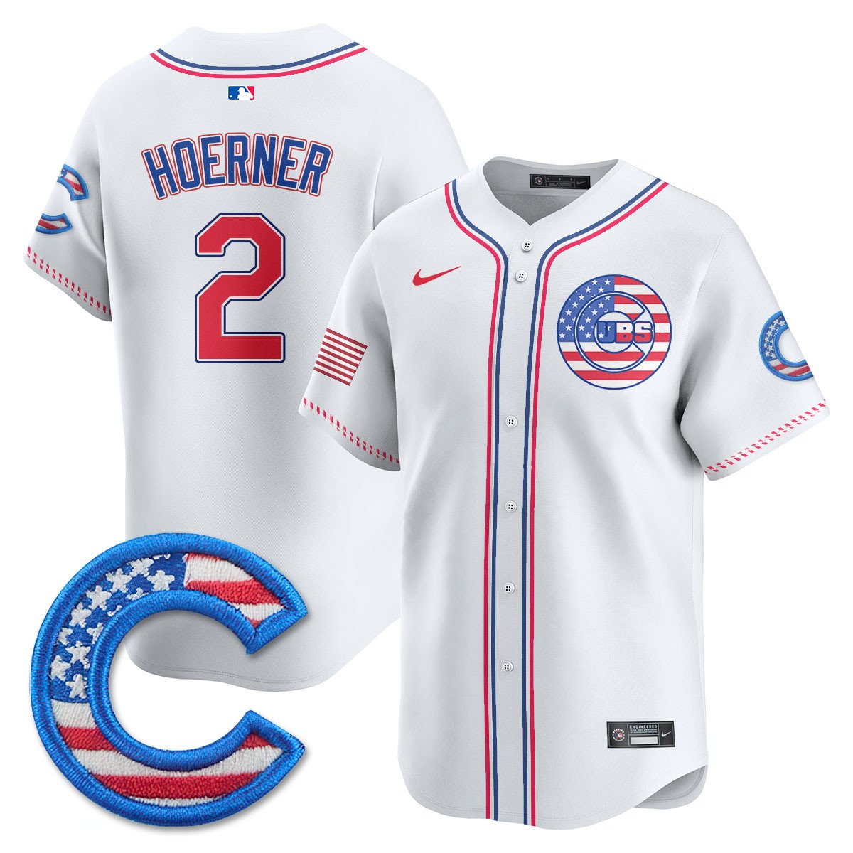 CHC 2025 Fourth of July Jersey - Stitched