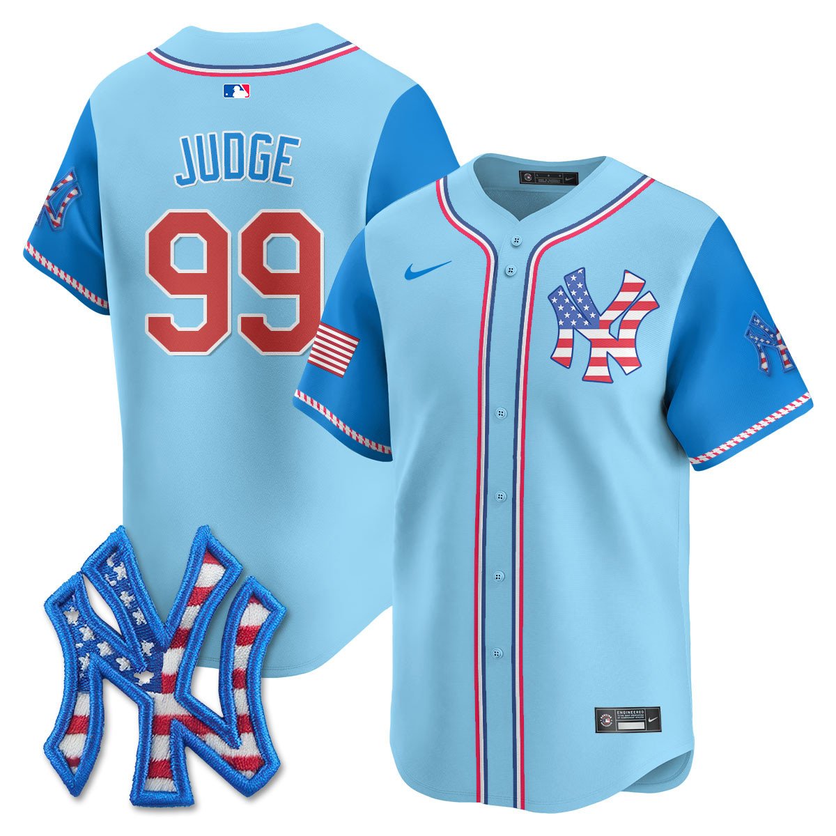 NYY 2026 Fourth of July Jersey - Stitched