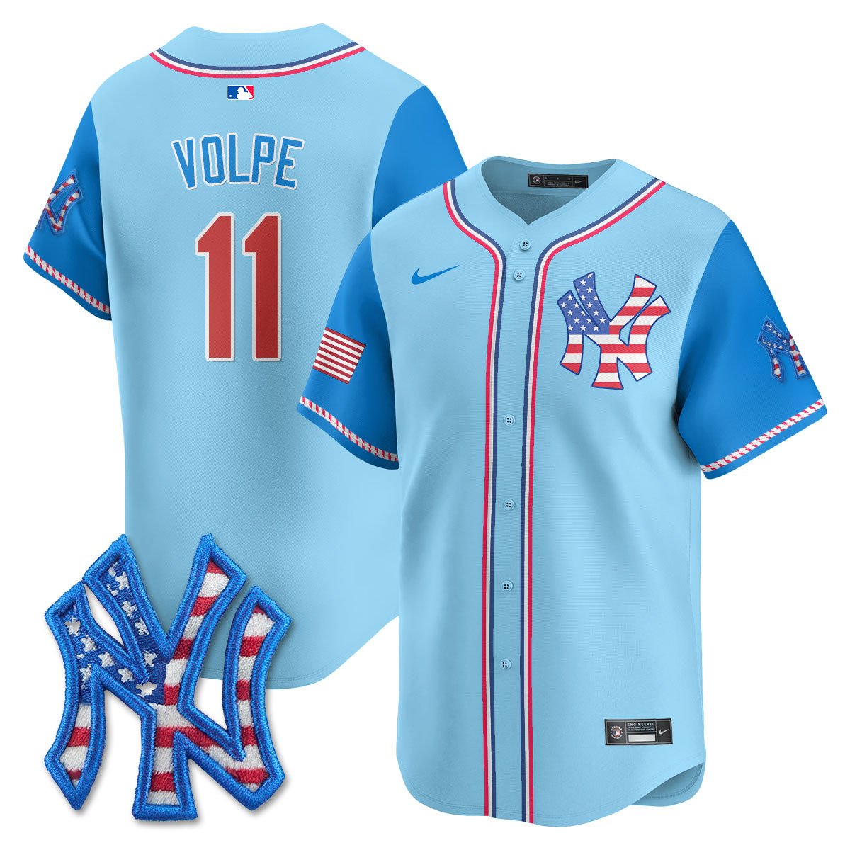 NYY 2026 Fourth of July Jersey - Stitched