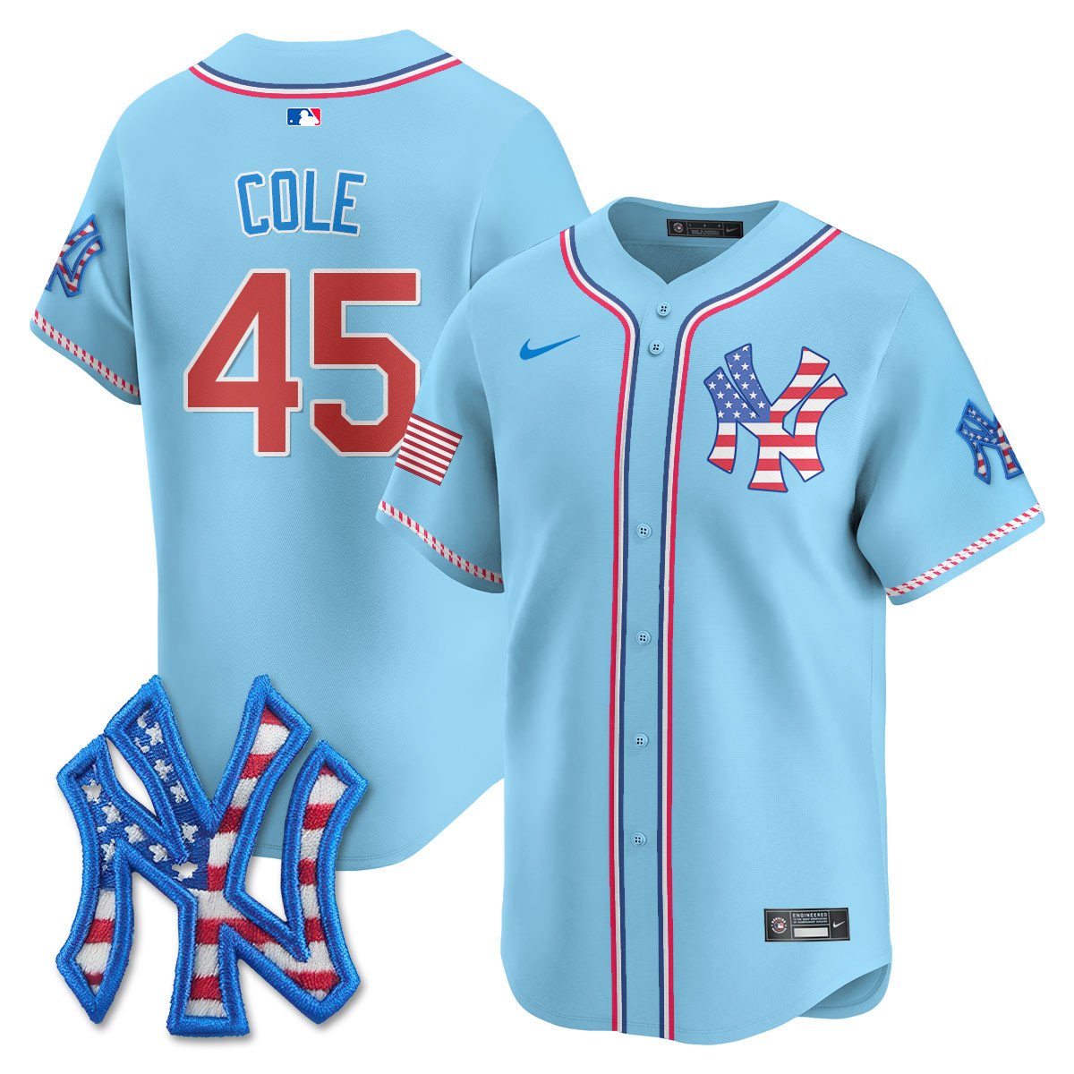 NYY 2026 Fourth of July Jersey - Stitched