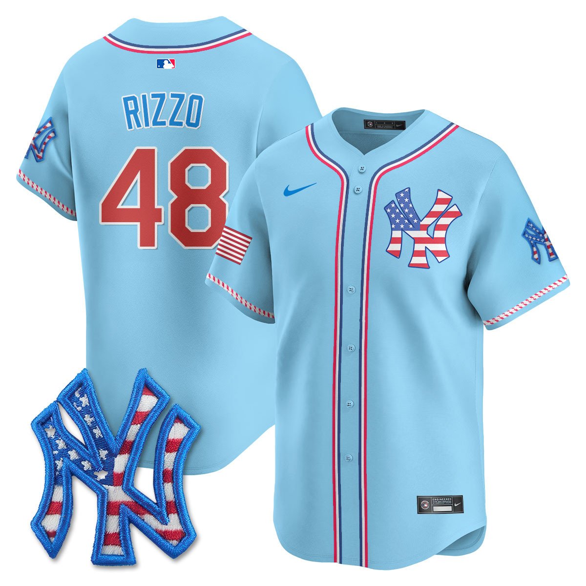 NYY 2026 Fourth of July Jersey - Stitched