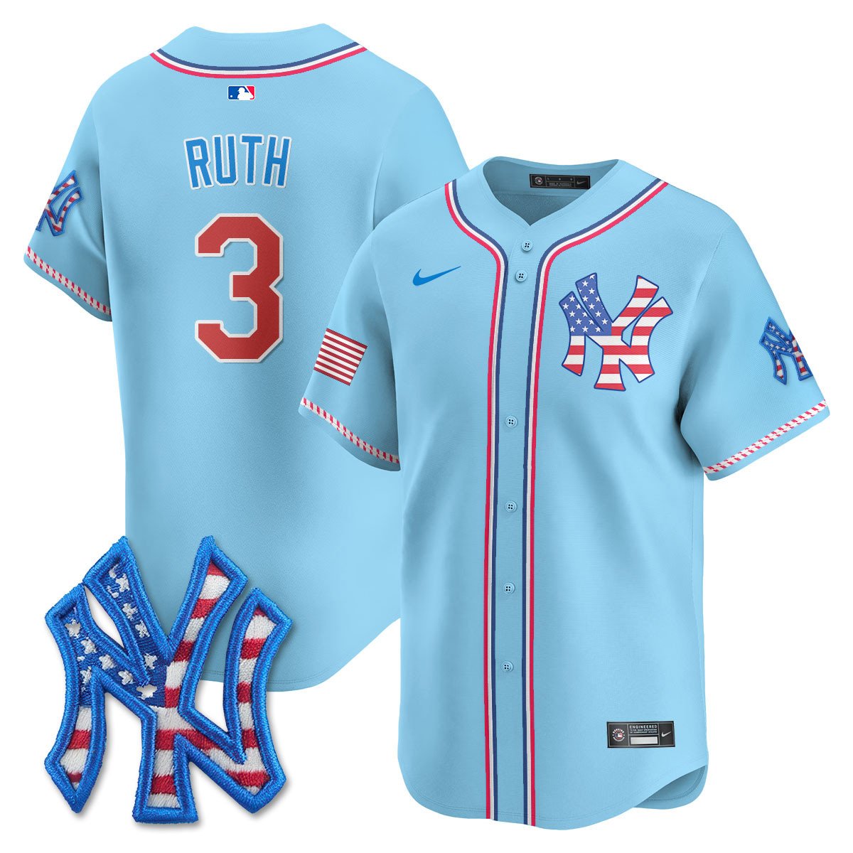 NYY 2026 Fourth of July Jersey - Stitched