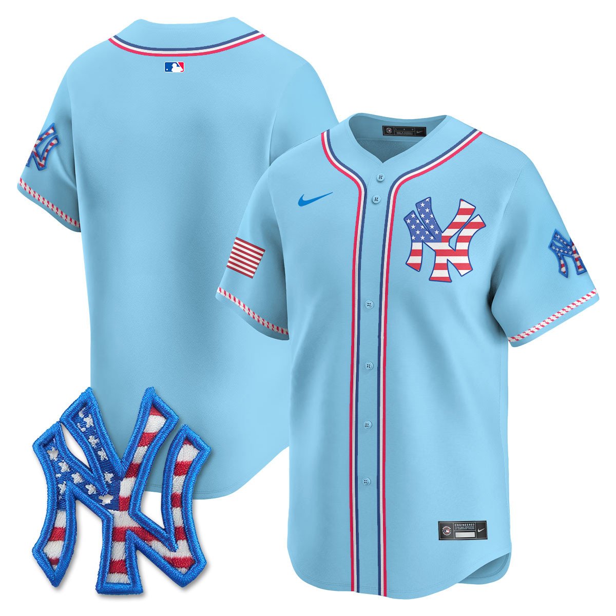 NYY 2026 Fourth of July Jersey - Stitched